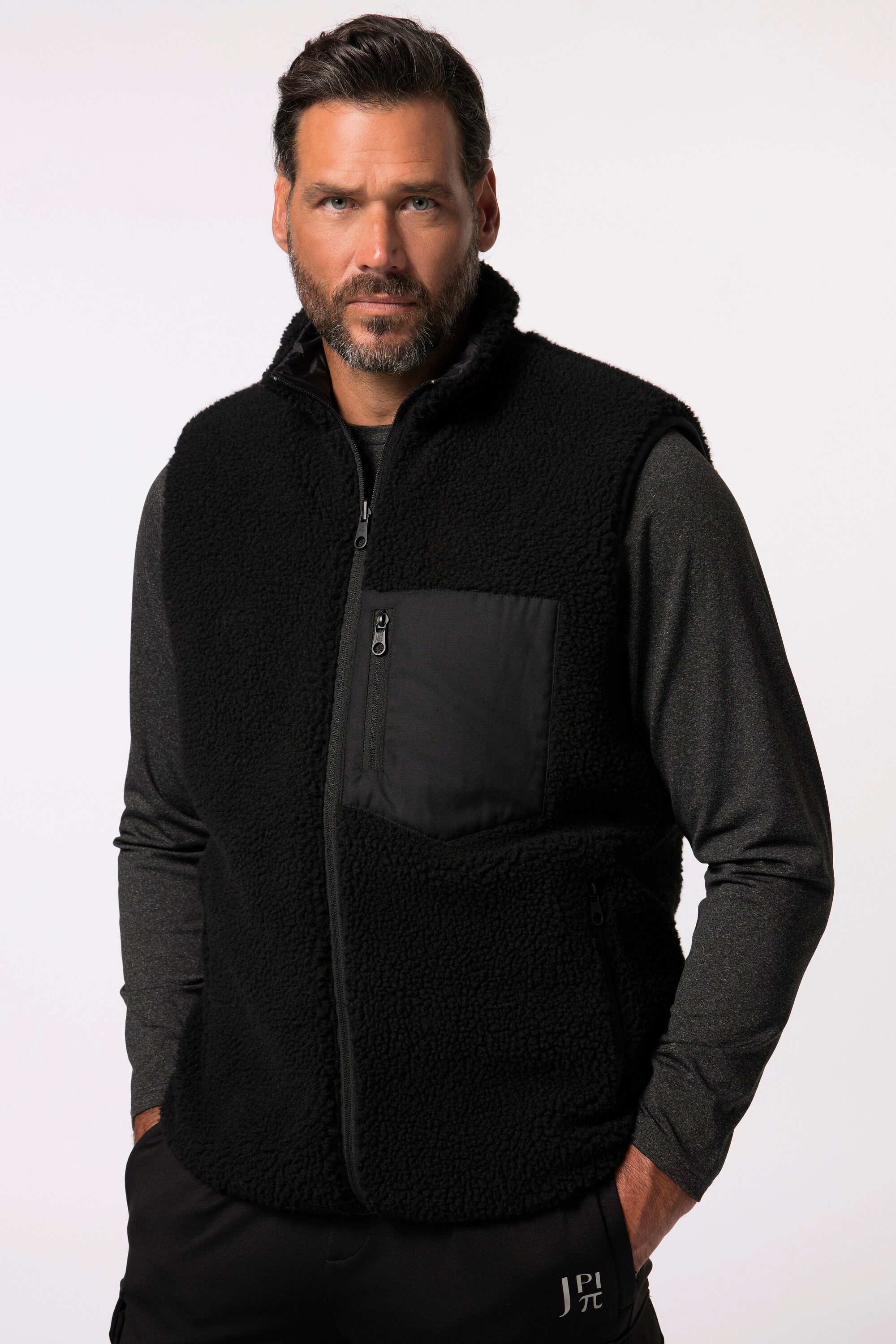 JP1880 Steppweste Wende-Weste Outdoor Nylon/Teddy bis günstig online kaufen