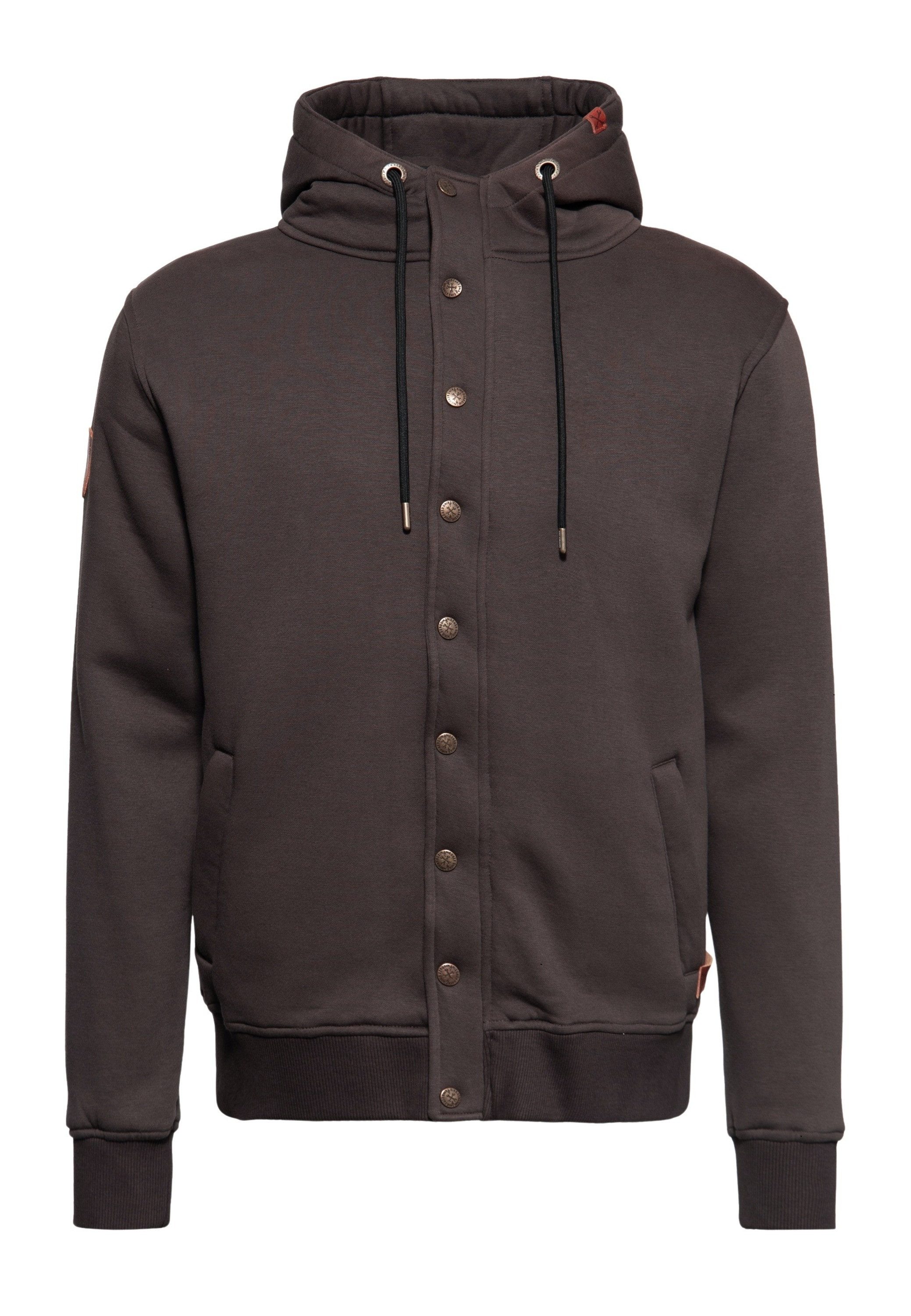 KingKerosin Kapuzensweatjacke K.K. Adventure Gear (1-tlg) mit herausnehmbarem Softshell-Innenfutter