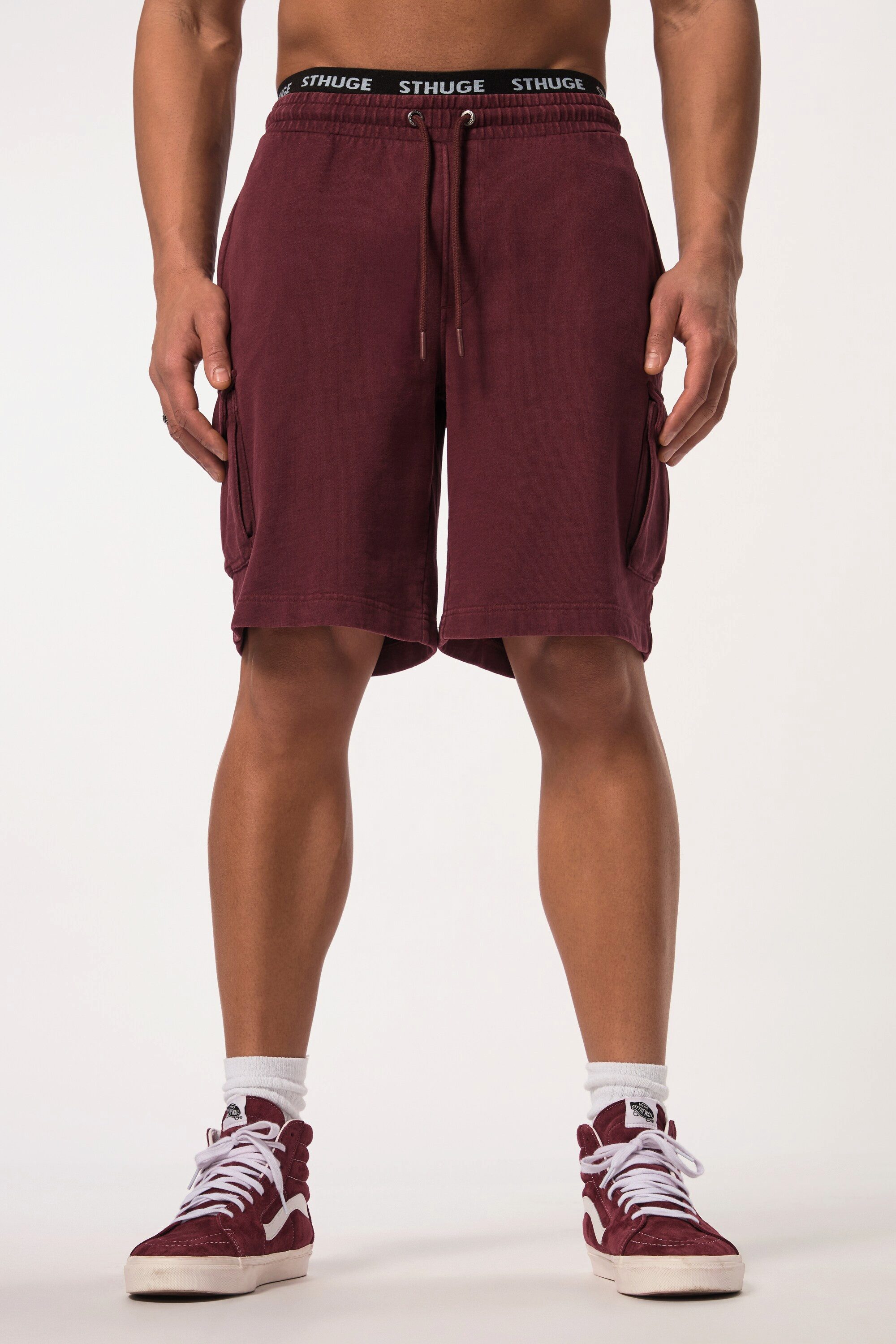 STHUGE Schlupfhose STHUGE Cargo-Bermuda Elastikbund Sweat günstig online kaufen