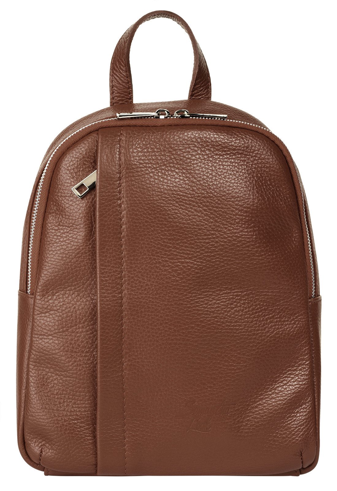 Samantha Look Cityrucksack SAMANTHA LOOK Damen Echt Leder, Made in Italy, Echt Leder, Made in Italy
