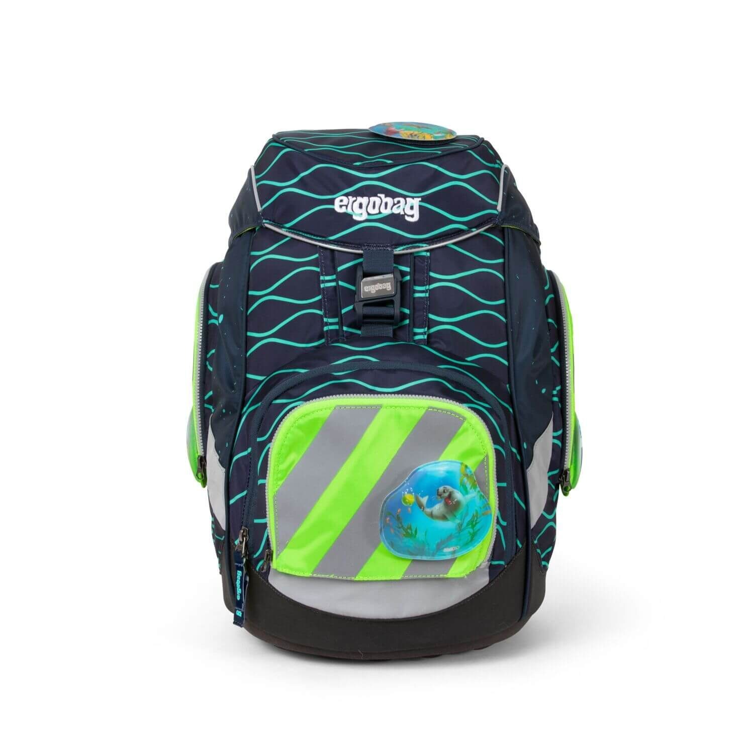 ergobag Reflektor-Aufkleber pack/cubo/cubo light Sicherheitsset 3-tlg. Grün