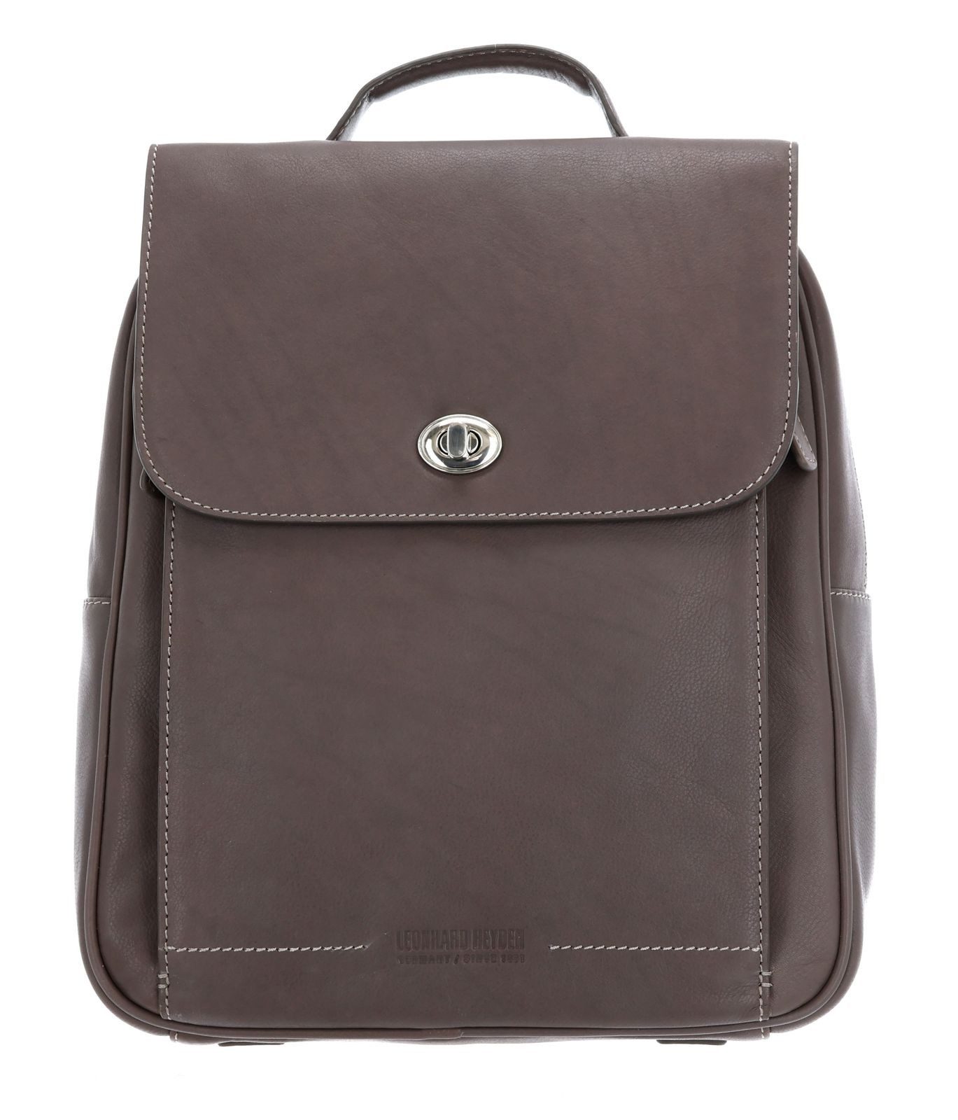 Leonhard Heyden Rucksack City Rucksack 7412 (Set, 2-tlg), aus echtem Rindsleder