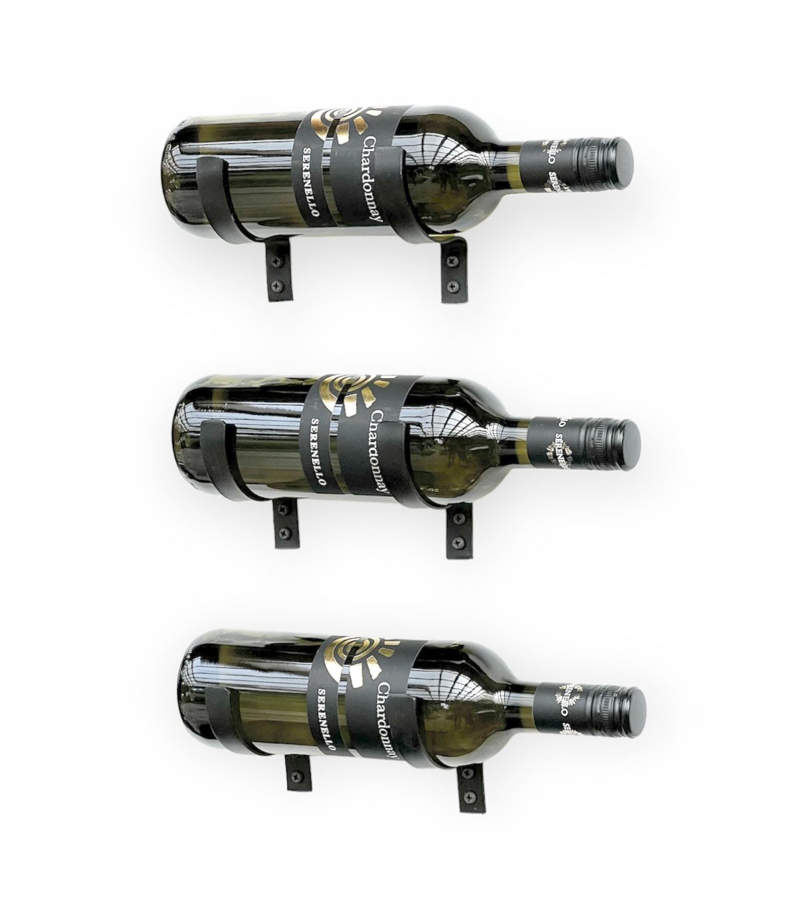 DanDiBo Weinregal 6x Wandhaken Weinflaschen Metall Schwarz 96347, Haken DIY günstig online kaufen