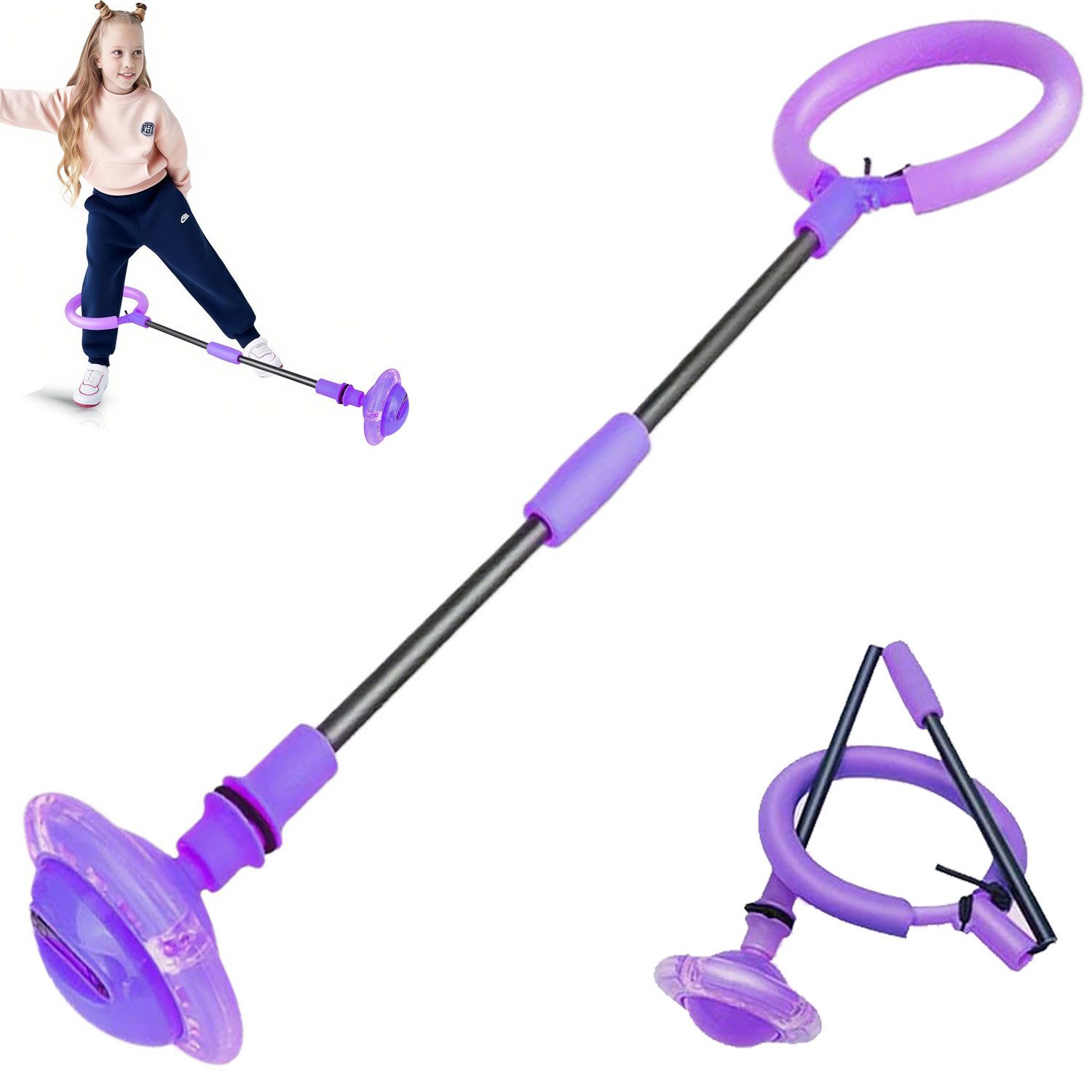 Comfy Mate Lernspielzeug Kinder Blinkender Springring Fußkreisel mit Zähler günstig online kaufen