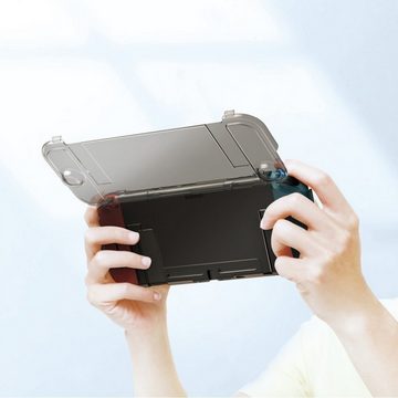 Baseus Controller-Schutzhülle 360° Flip Cover Hülle kompatibel mit Nintendo Switch Schwarz