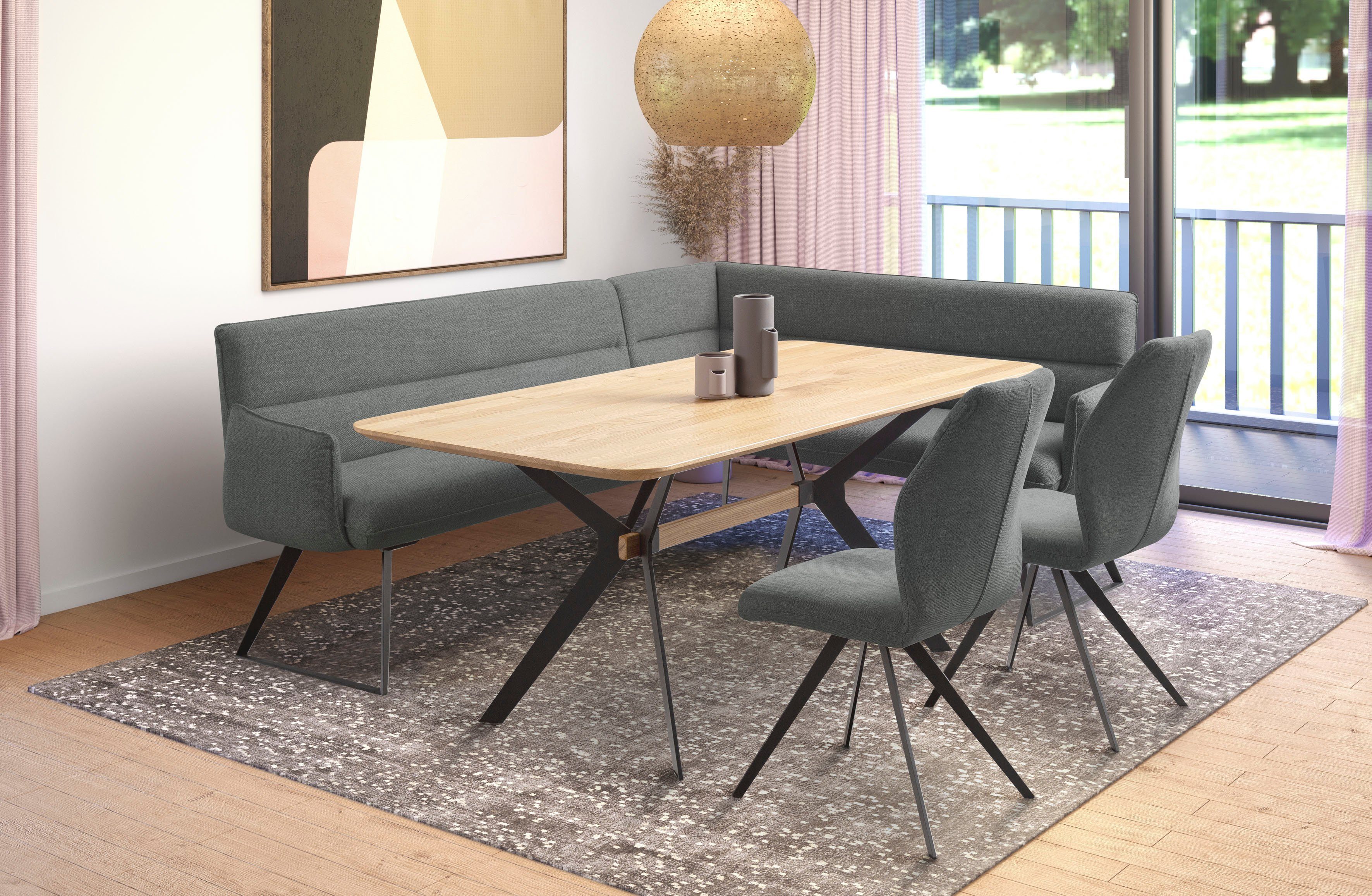 Home affaire Eckbank Preston OTTO´s Choice, mit Armlehnen, Esszimmer Bank, Polsterbank