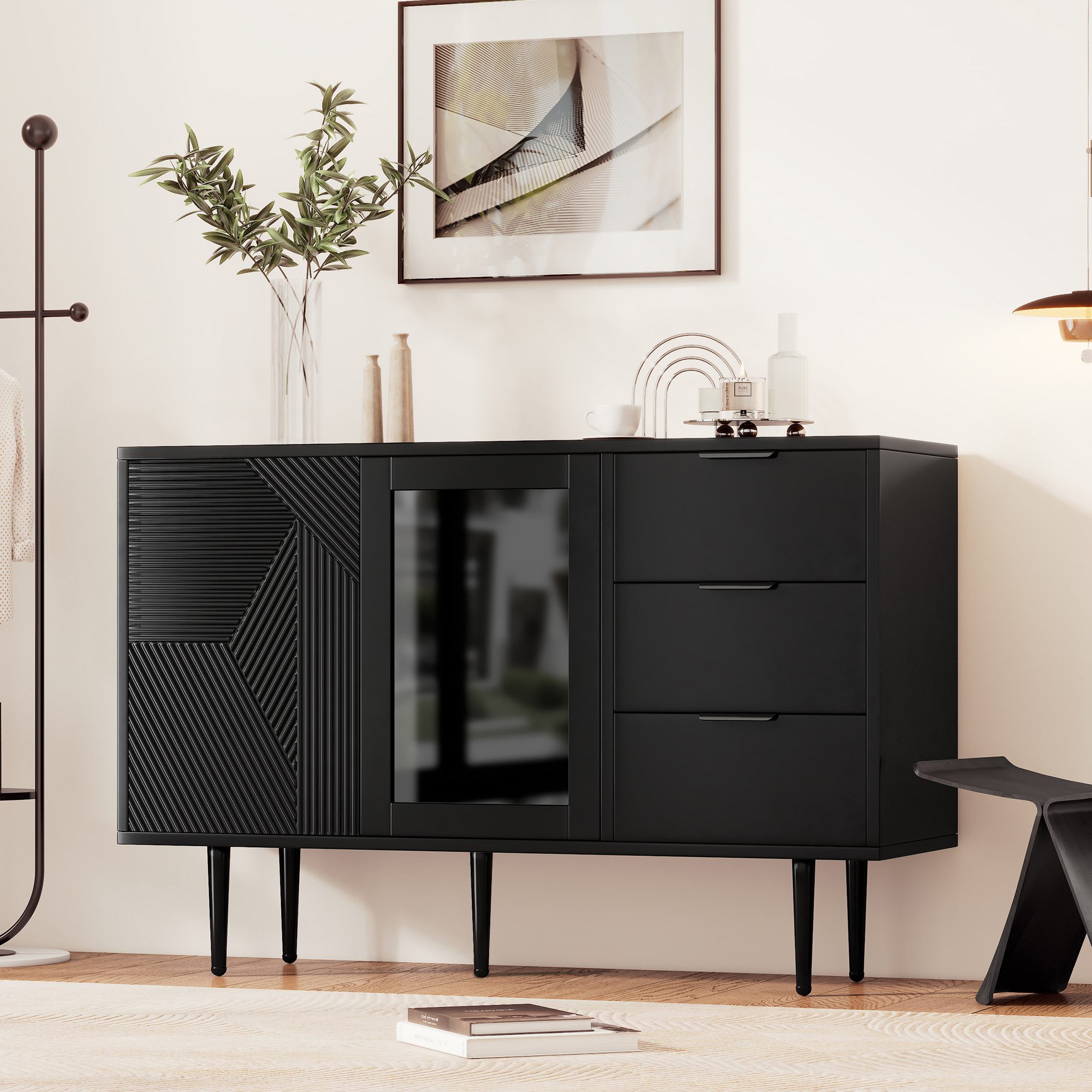 OKWISH Sideboard Modernes Küchenschrank, Anrichte (Kommode günstig online kaufen