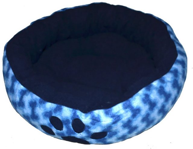 Preero Tierbett “Preero,1x Tierbett,Katzenbett Hundebett klein, Hundesofa klein blau rund 49cm”