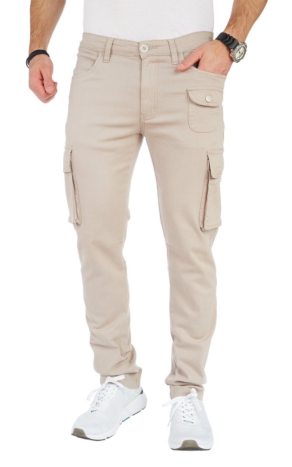 Styleko Cargohose 8011 Styleko Cargohose Herren Cargohose männer Cargohose Chino Hose