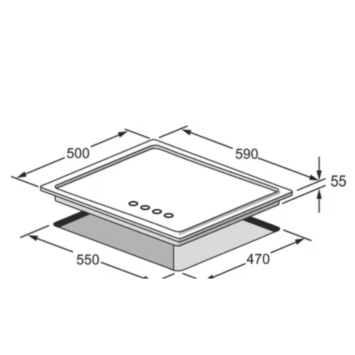 Kaiser Küchengeräte Backofen-Set Kaiser Empire Retro Küchenset Schwarz A6315+EH6355+KG6325, Katalytische, Haube, Gasherd, Backofen-Set