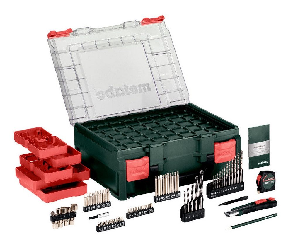 metabo Akku-Bohrschrauber BS 18 Set, 18 V, 2 x 2 Ah Li-Ion im Karton