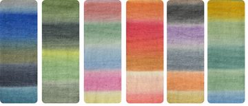 Rellana Flotte Socke Patagonia Shadow Sockenwolle 4fädig 4fach 6 x 100g Häkelwolle, (Sockengarn, Strumpfwolle 4-fach / 4-fädig, mit Trennfaden für 2 gleiche, identische Socken), mulesingfrei, traceable yarn, mit QR-Code zum Ursprung rückverfolgbar