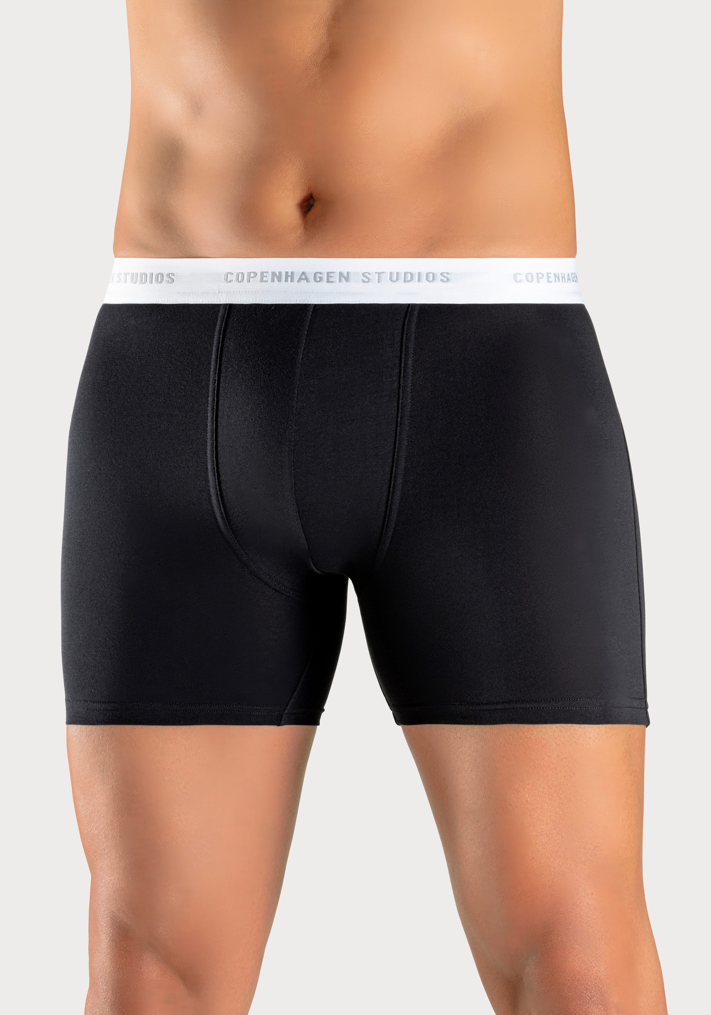 Copenhagen Studios Langer Boxer Boxershorts für Herren (Packung, 3-St., 3er günstig online kaufen