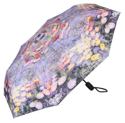 von Lilienfeld Taschenregenschirm Motivschirm Claude Monet: Seerosen Stabil Leicht Kunst Blumen, UV-Schutz