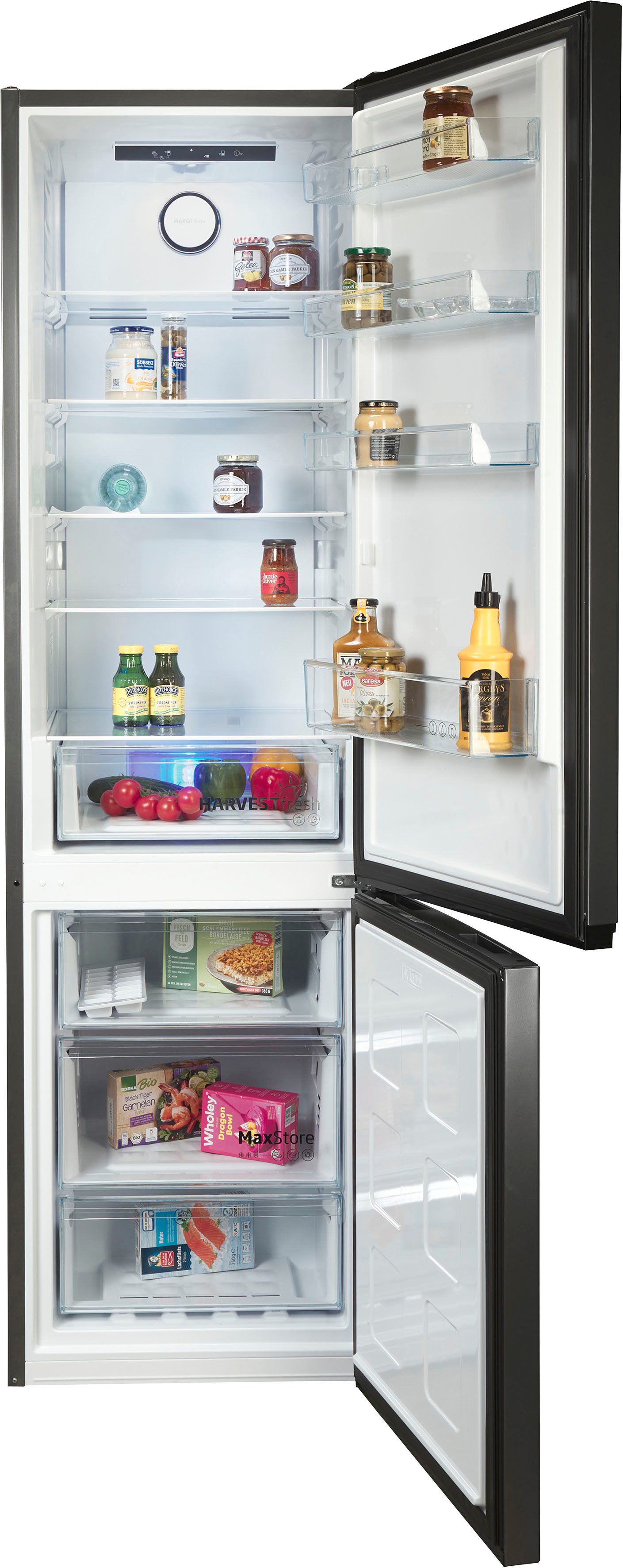 BEKO Kühl-/Gefrierkombination B5RCNA406OHG, 202,5 cm hoch, 59,5 cm breit, Kein manuelles Abtauen mehr dank automatischer Abtauung – Bild 4 von 5