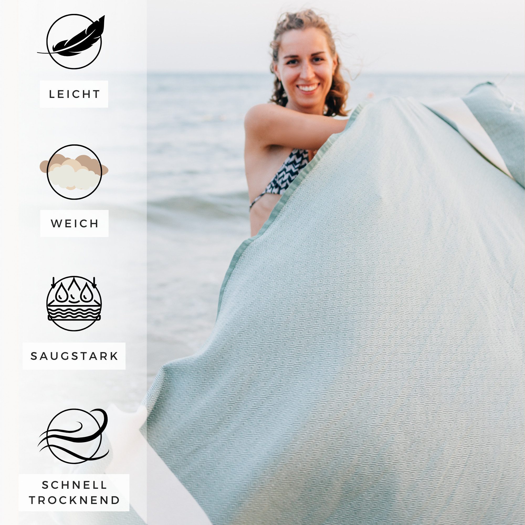 furora HOLIDAY Saunatuch Saunahandtuch Saunatuch Damen günstig online kaufen