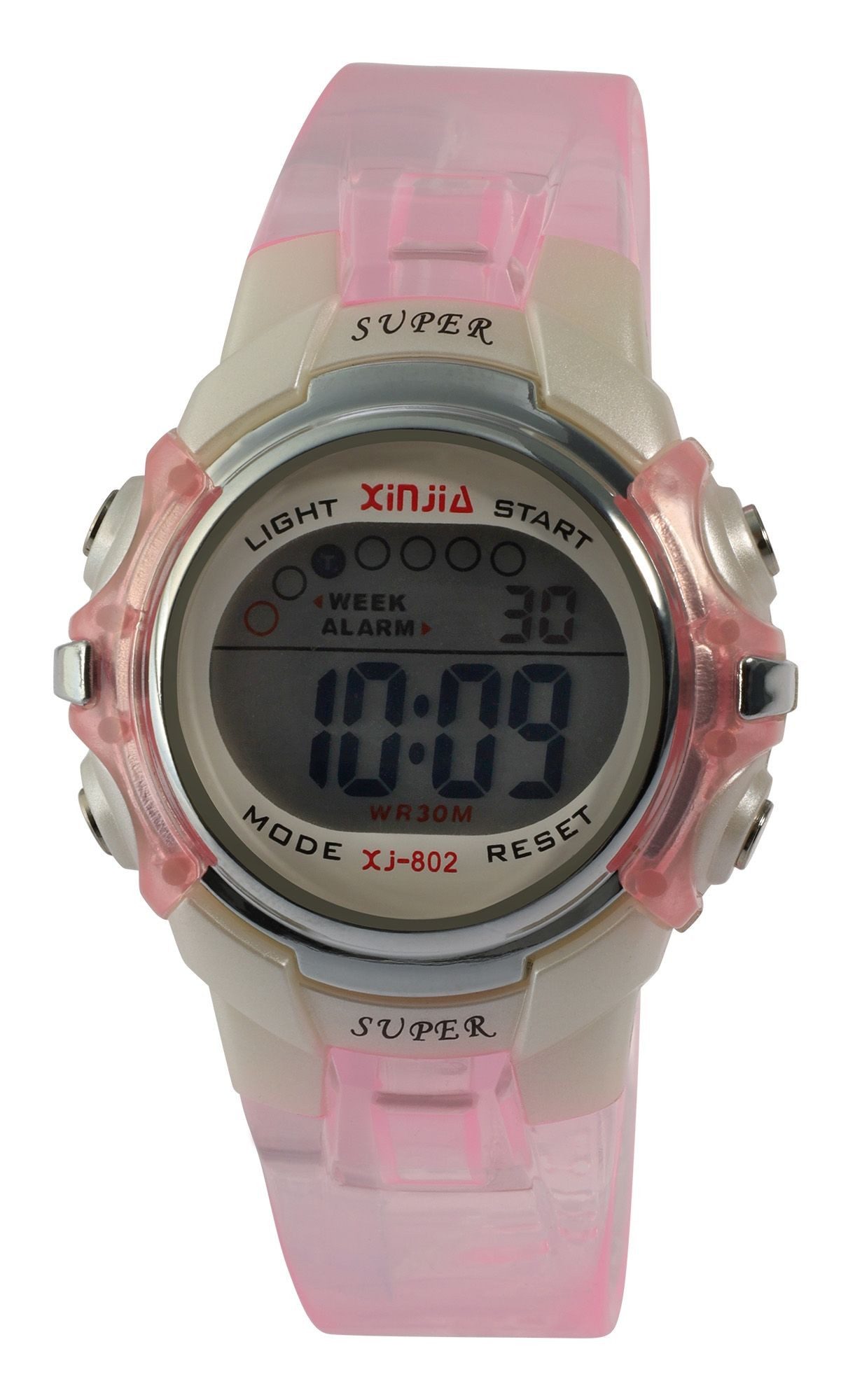 Quarzuhr 2410013 Xinjia Kinder Digitaluhr, TPU-Band