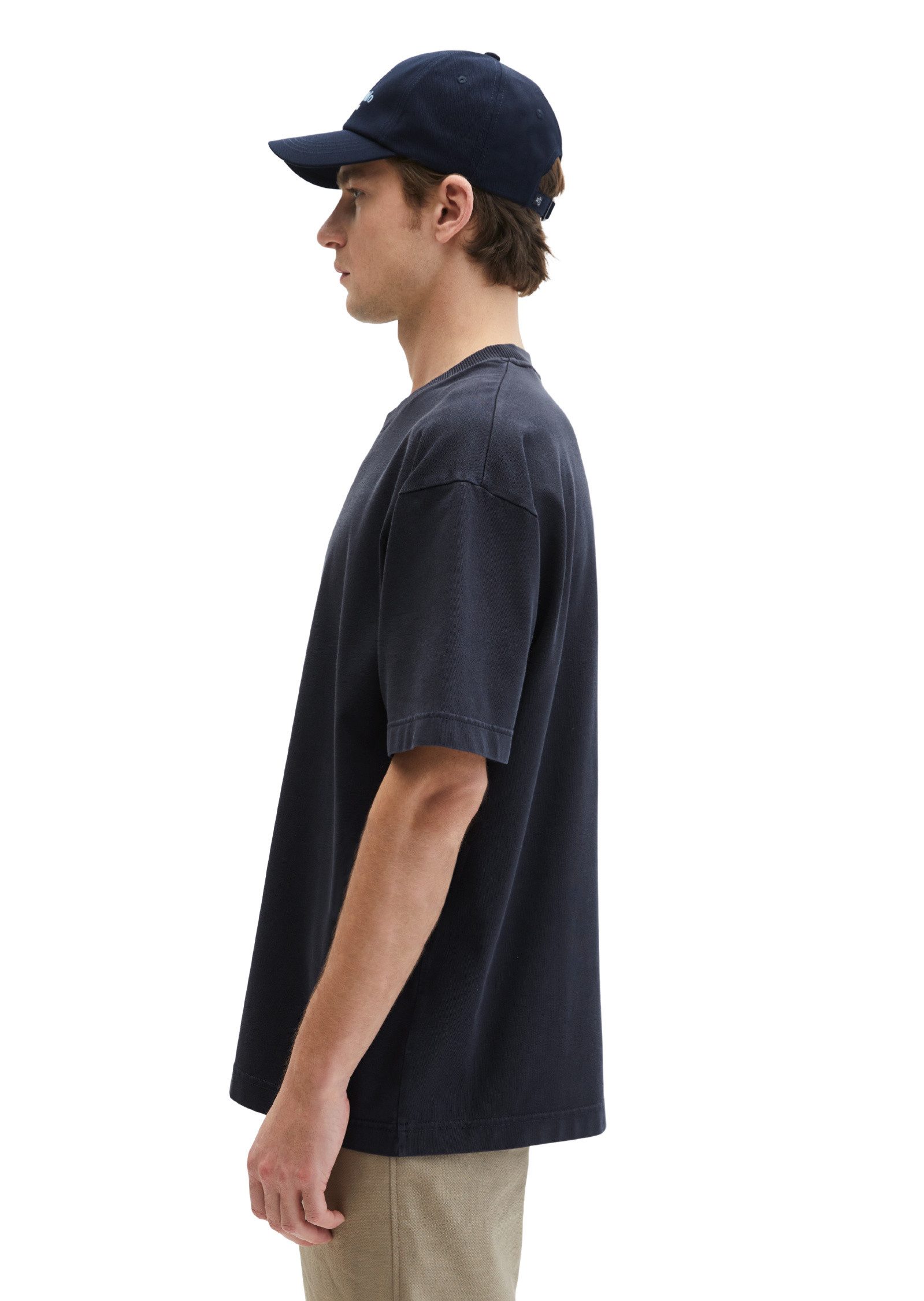 Marc O'Polo T-Shirt aus schwerem Bio-Baumwoll-Jersey