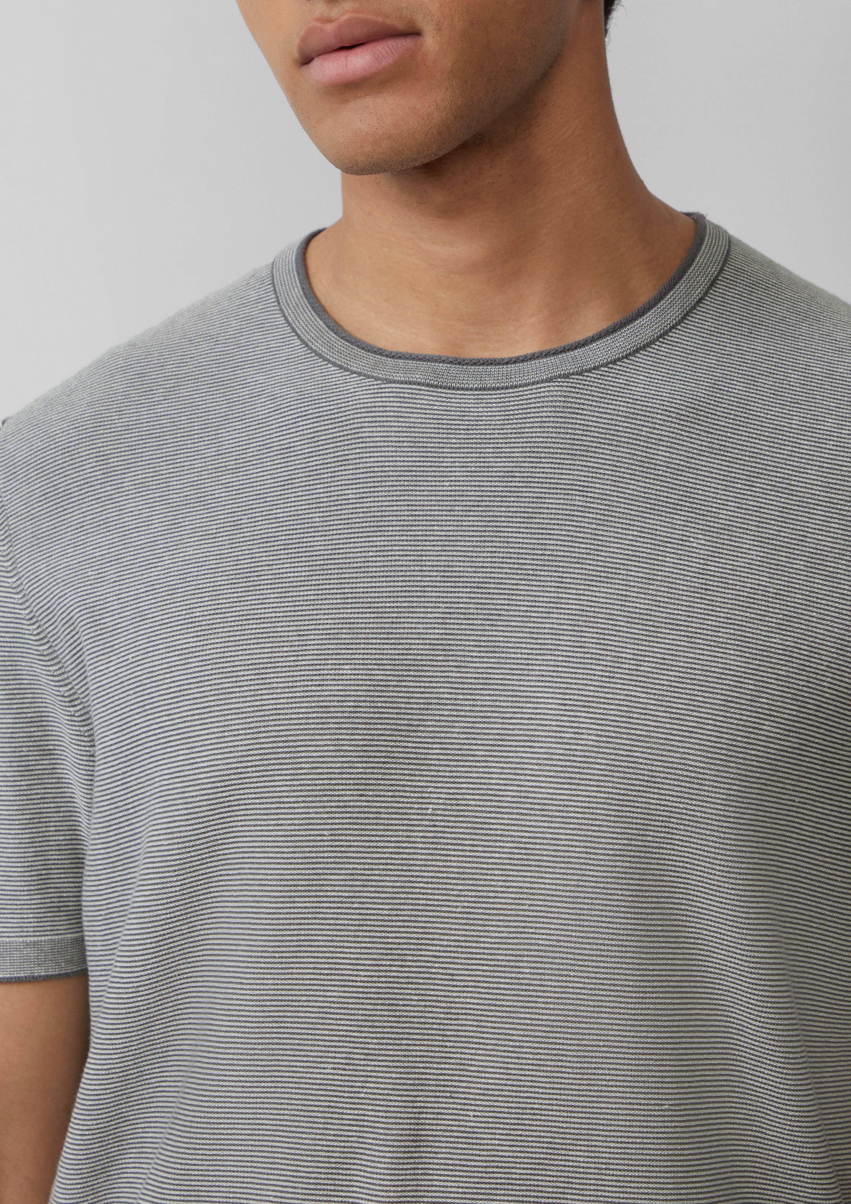 s.Oliver Strickpullover Gestreiftes Strick-T-Shirt aus Leinenmix günstig online kaufen