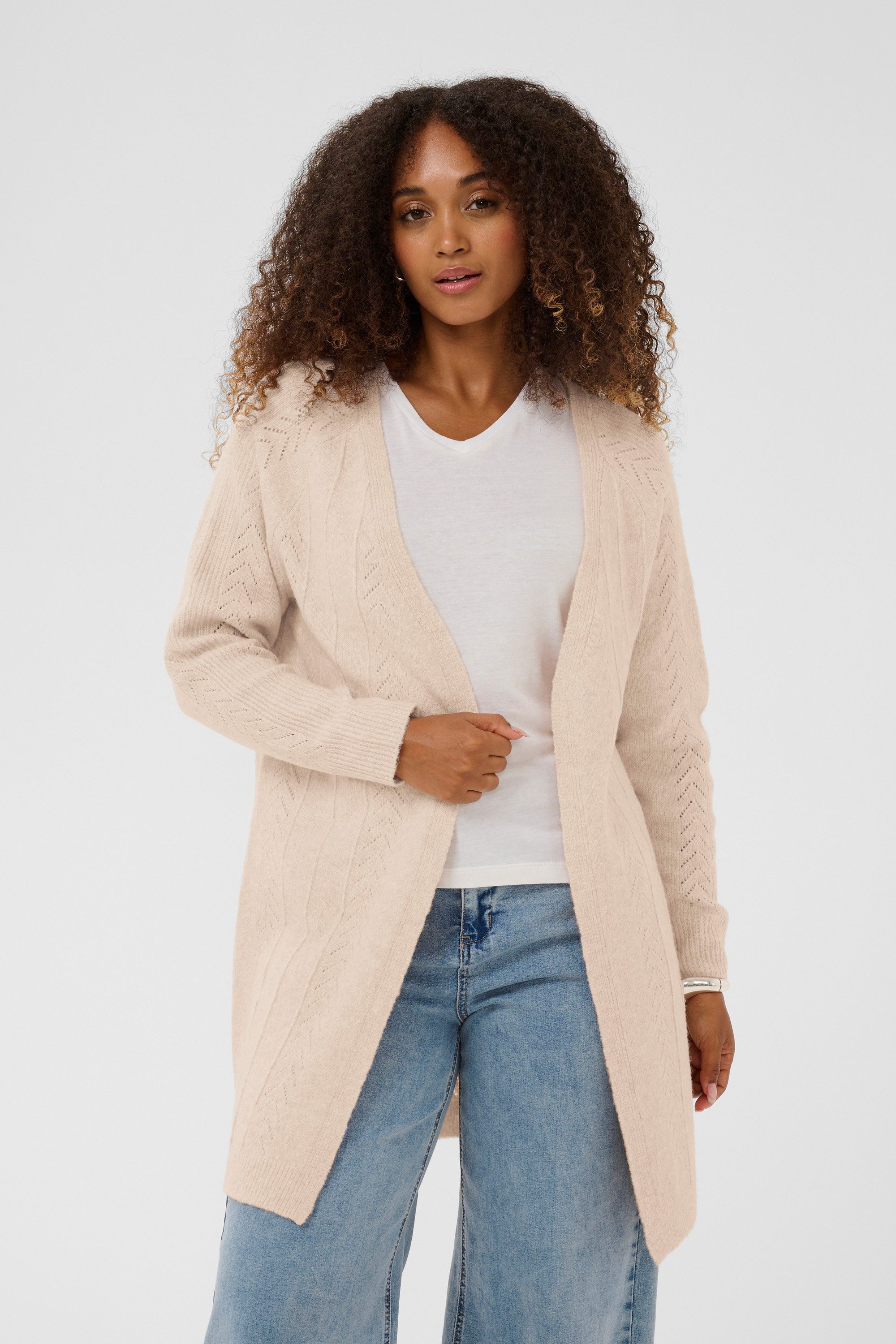 Cream Cardigan Strickjacke CRHoliday