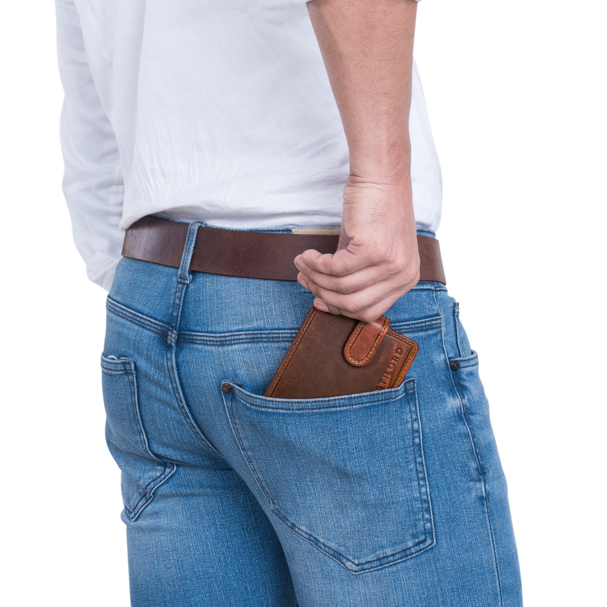 STILORD Geldbörse "Larry" Leder Geldbörse Herren RFID Schutz günstig online kaufen