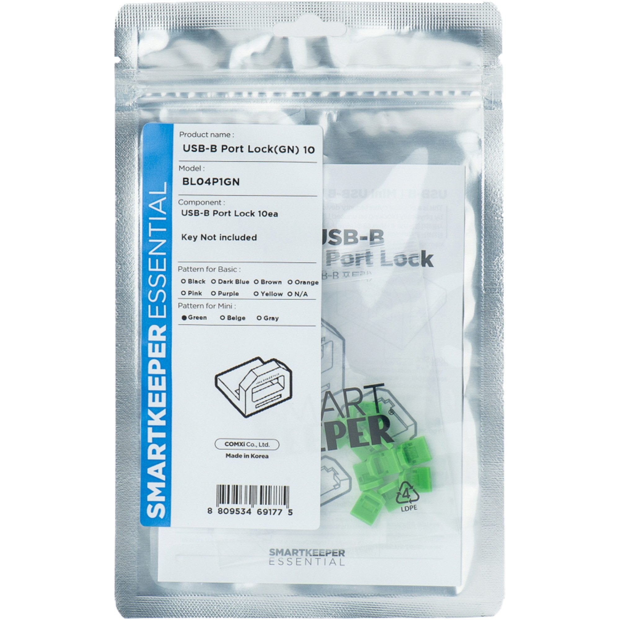 Smart Keeper Laptopschloss SMARTKEEPER ESSENTIAL USB-B Port Lock (BL04)