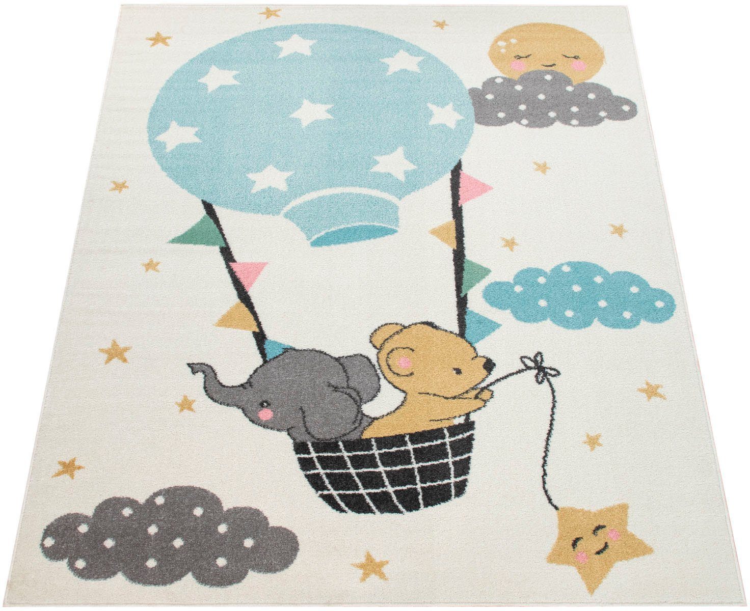 Paco Home Kinderteppich Nino 883, rechteckig, Höhe: 13 mm, Spielteppich, Ku günstig online kaufen