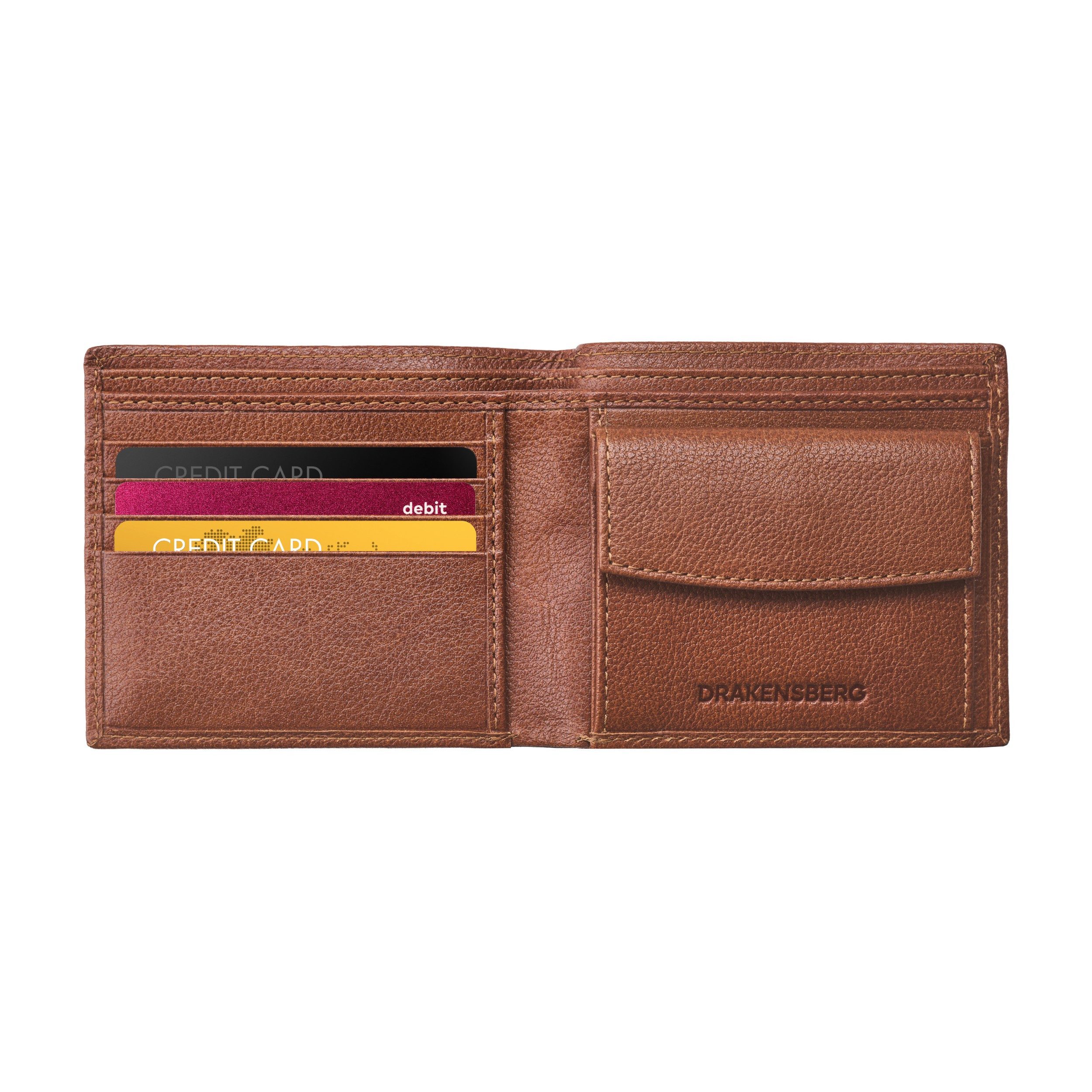 DRAKENSBERG Geldbörse Geldbeutel »Joe« Kastanien-Braun, Leder günstig online kaufen