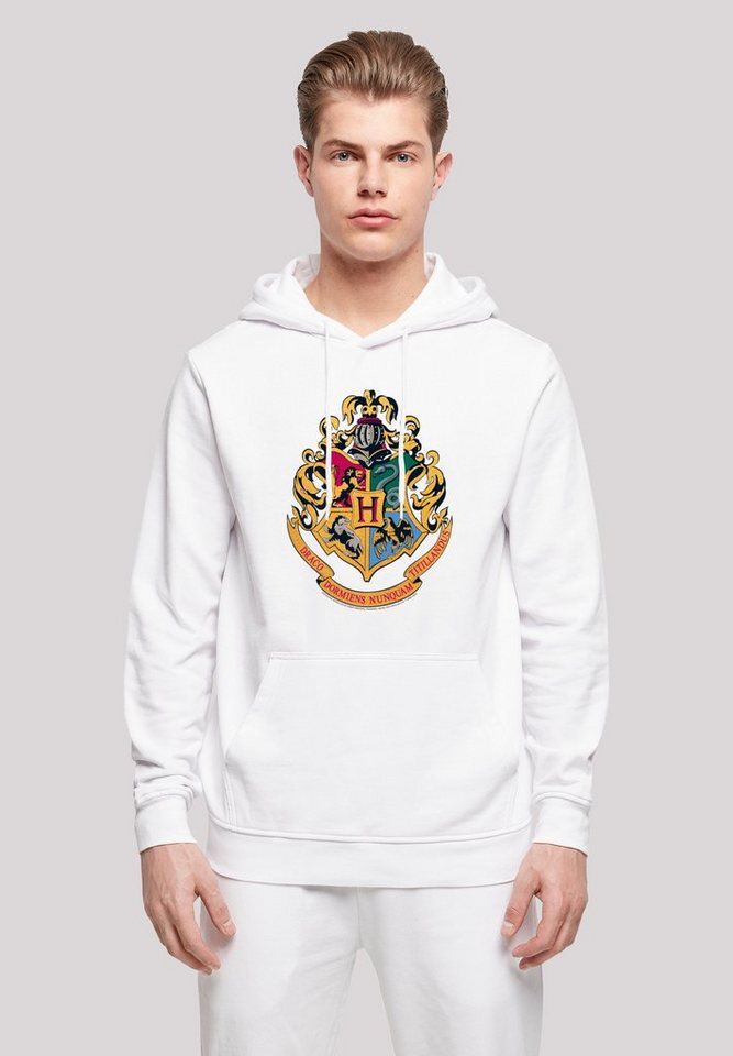F4NT4STIC Kapuzenpullover Harry Potter Hogwarts Crest Gold Print,  Verstellbare Kapuze und geräumige Kängurutasche