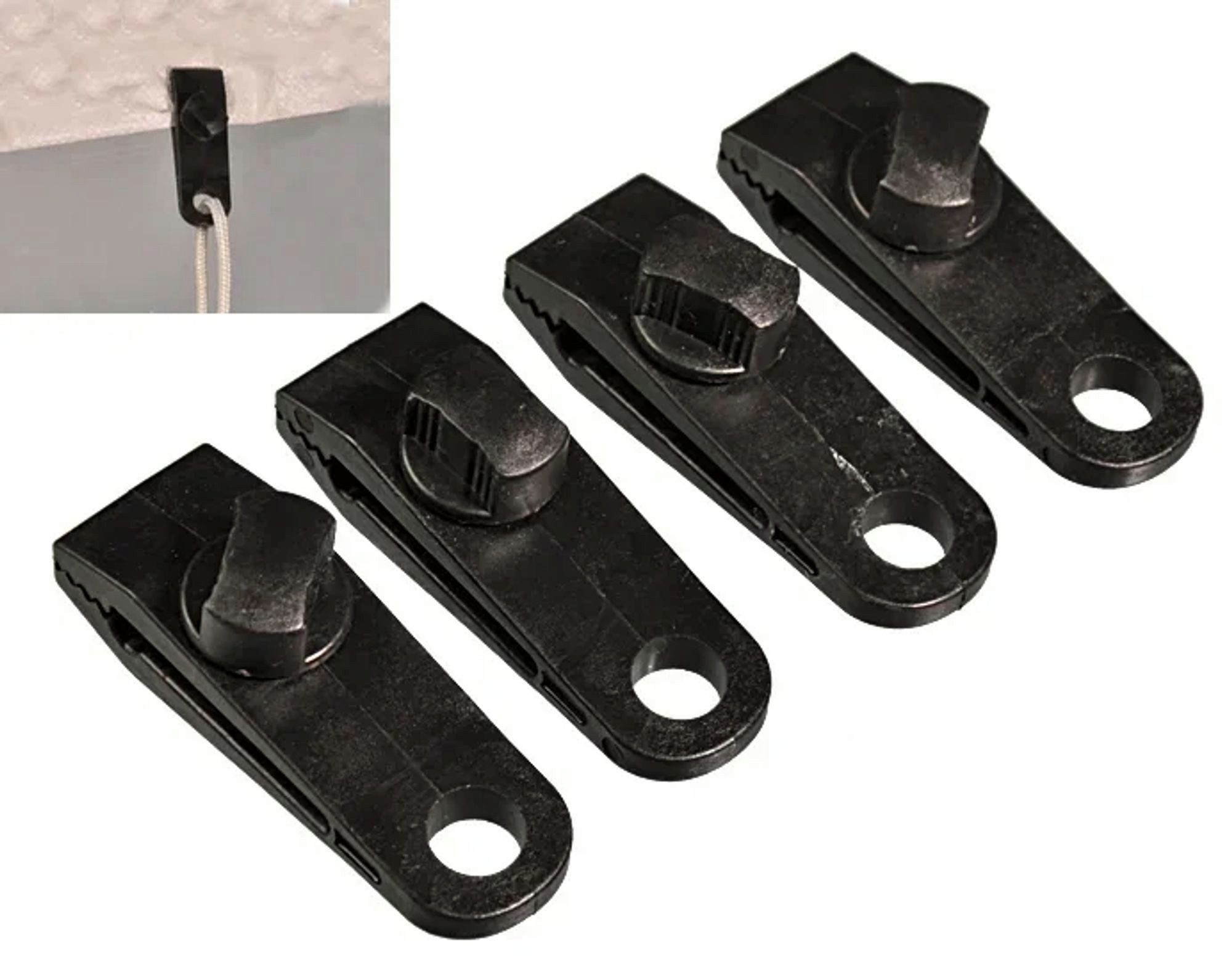 Westfalia Werkzeug Klemmen Planen-Clips, 8 Stück