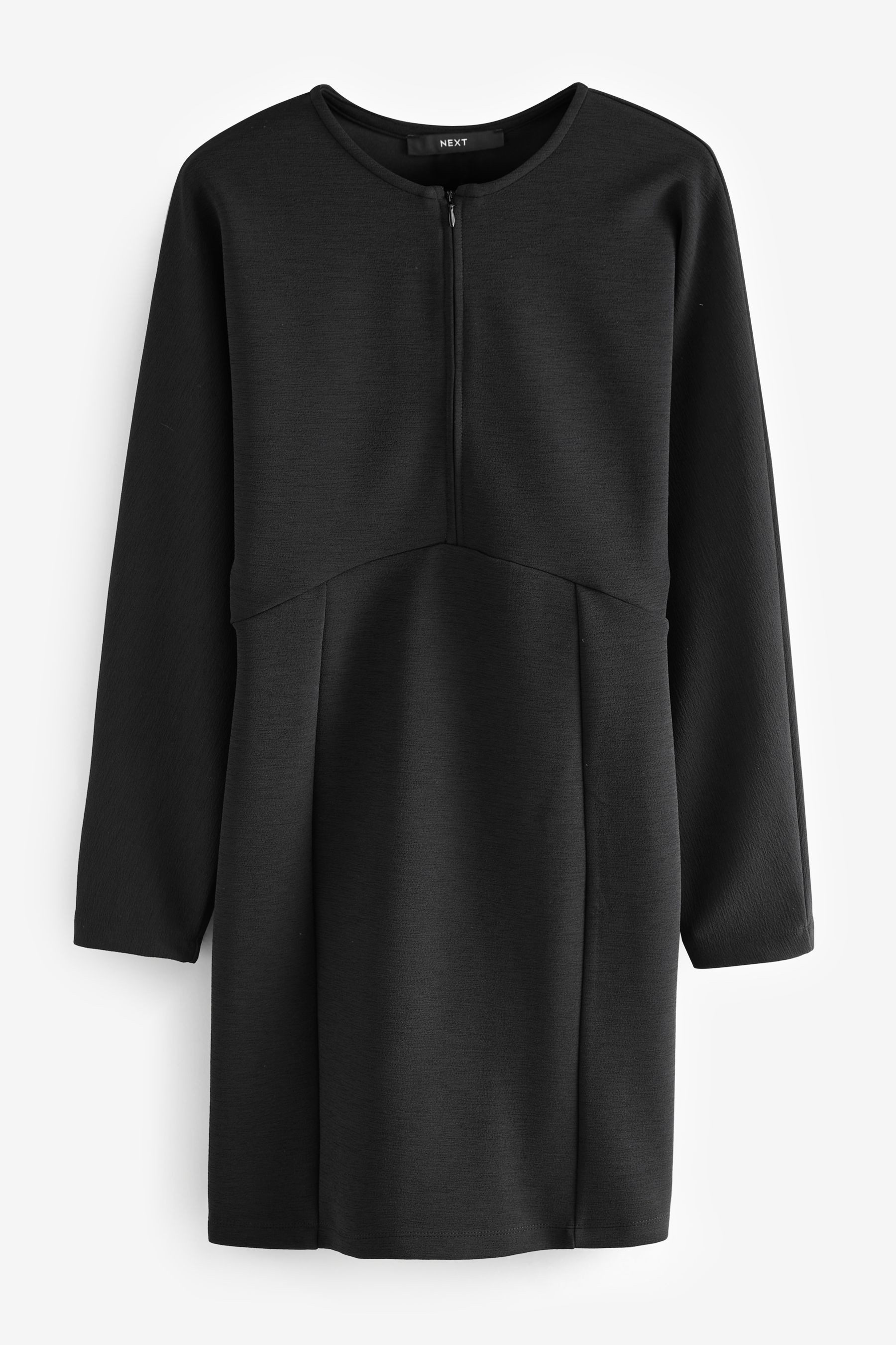 Next Minikleid Langärmeliges Minikleid mit Reißverschluss günstig online kaufen