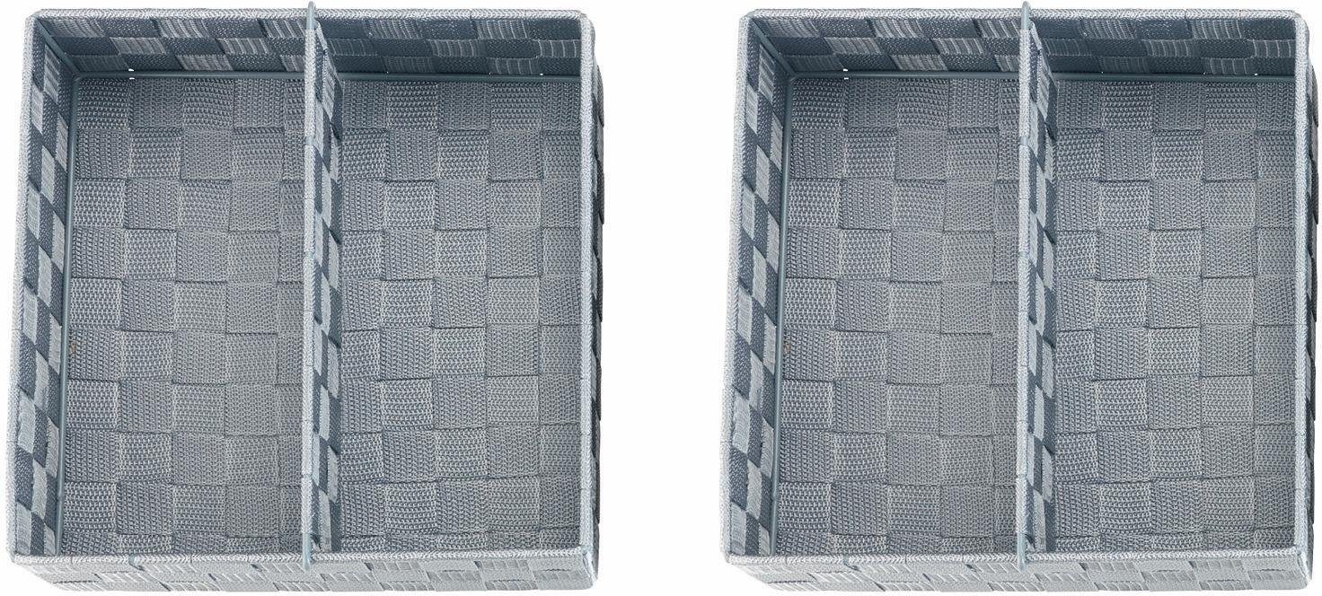WENKO Organizer Adria (Set, 2 St), Trennwände variabel einstellbar