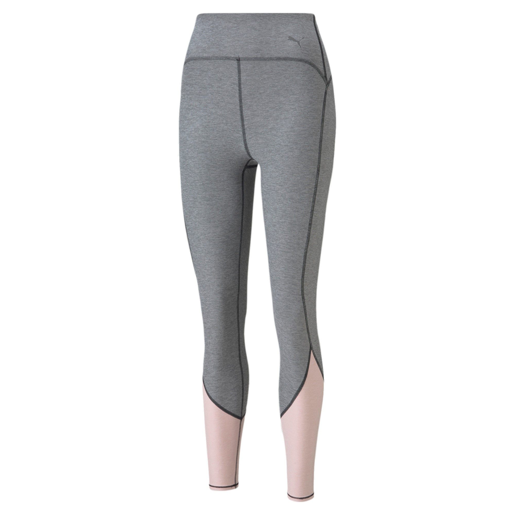 PUMA Funktionstights Puma Damen Tight STUDIO Yogini Luxe Colorblock HW 7/8 Tight 520979
