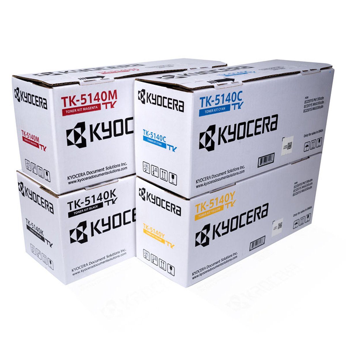 Kyocera Tonerkartusche Kyocera TK-5140 BK,C,M,Y TK5140 Set Toner