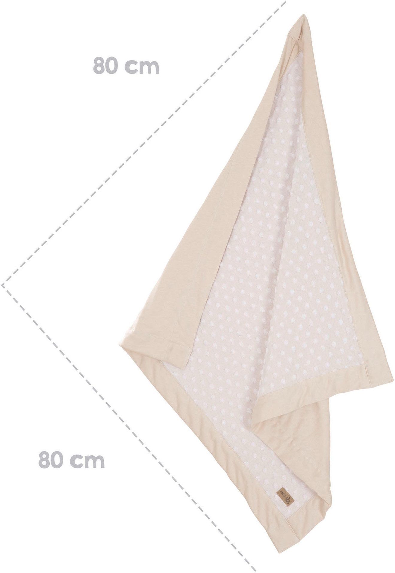 Babydecke Frosty Almond, roba® – Bild 4 von 4