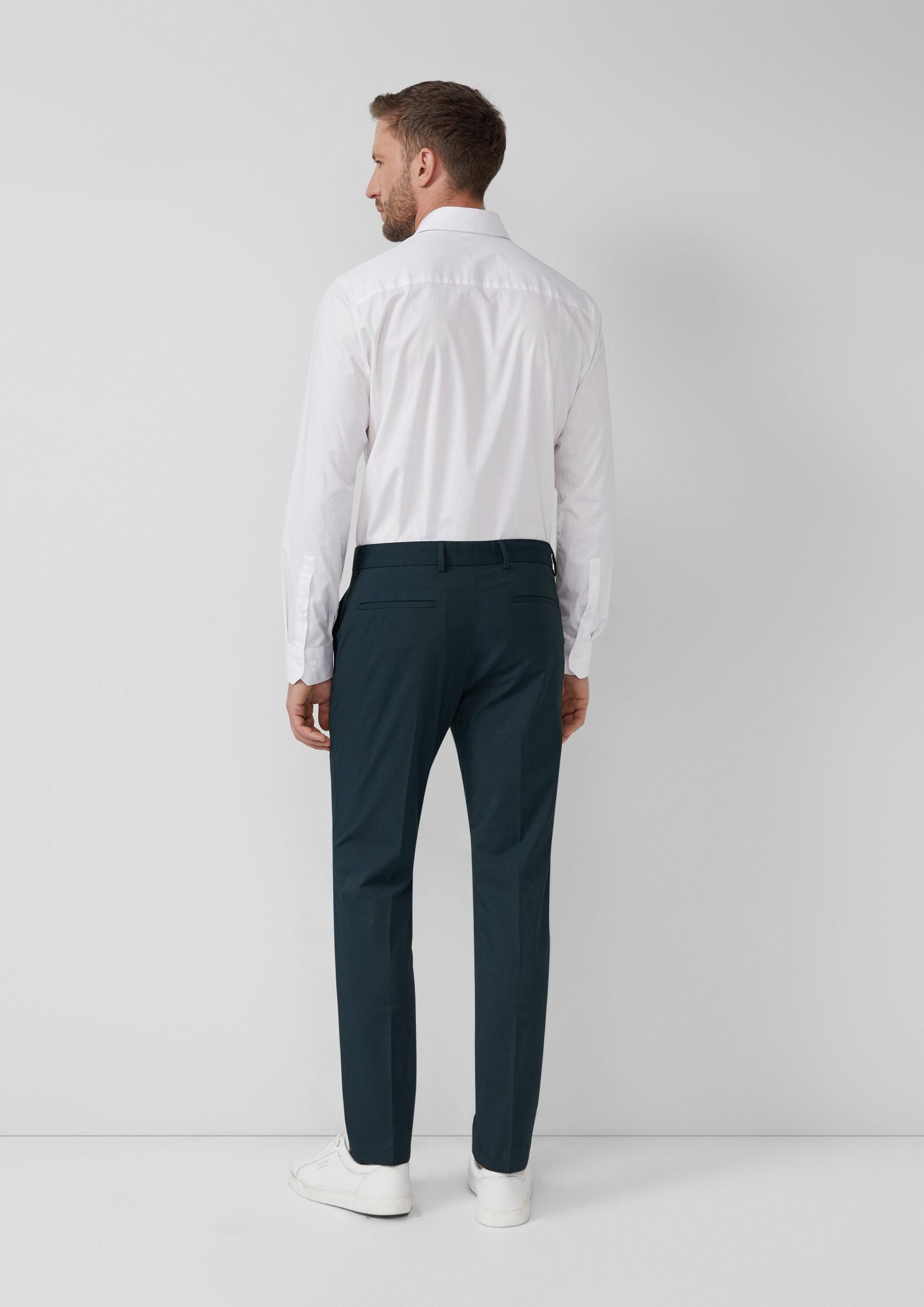 s.Oliver Chinos Anzughose S.OPURE s.O PURE: Anzughose im Slim Fit aus meliertem Stretch-Twill