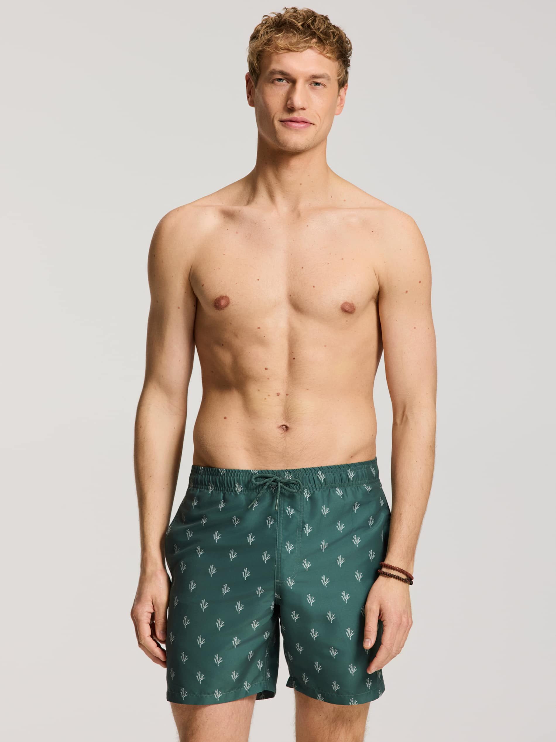 Shiwi Badehose Herren Badeshort 7 inch sketched coral