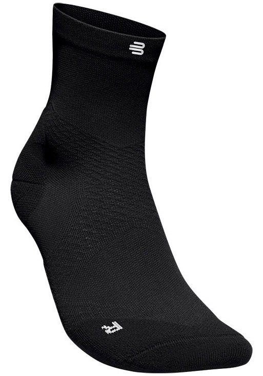 Bauerfeind Ultralight Run Socks Sportsocken Mid Cut schwarz