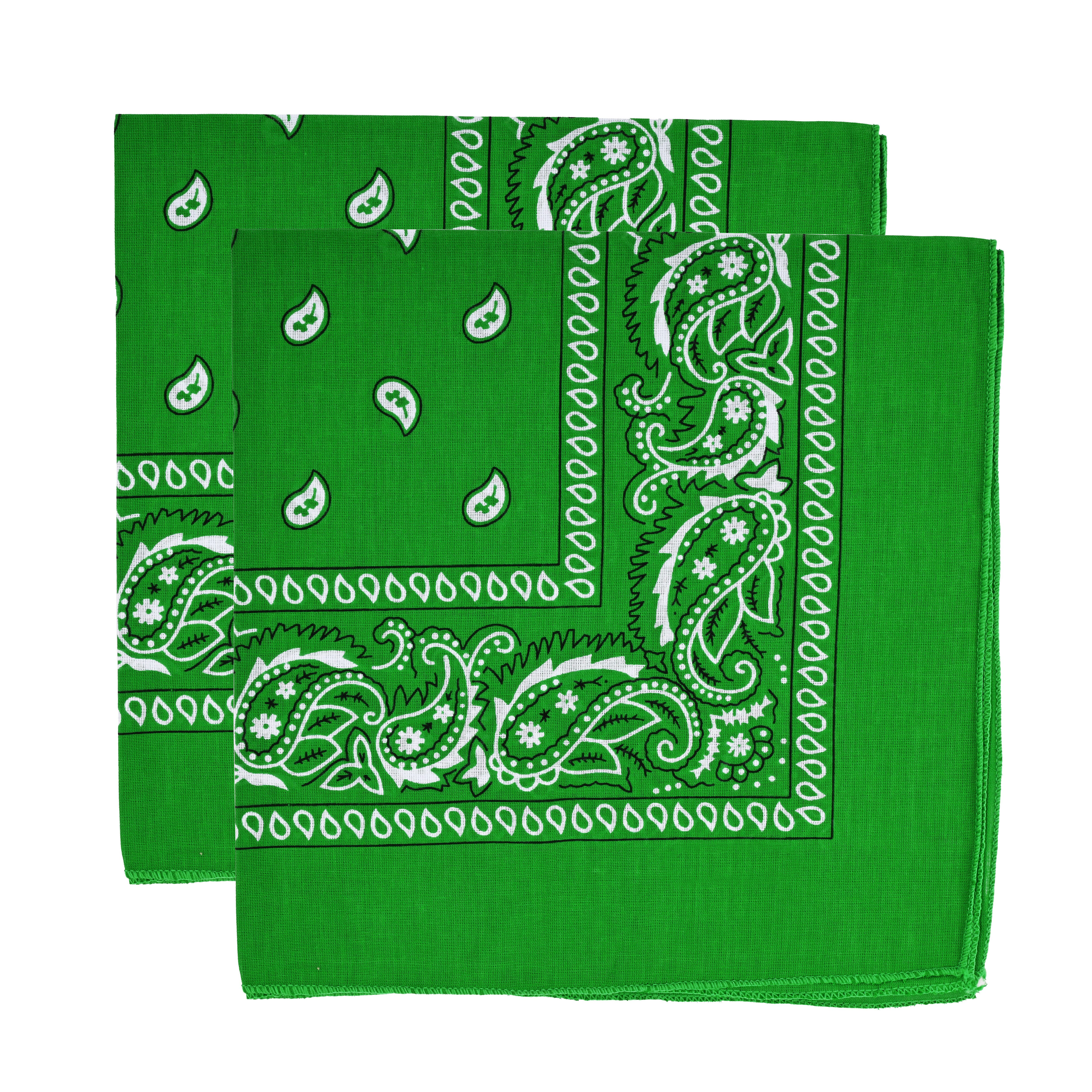 Modescout Stadler Bandana 2er-Pack Bandanas – Vielseitig, stylisch und hochwertig, (Spar-Set, 2er Pack), 100 % Baumwolle