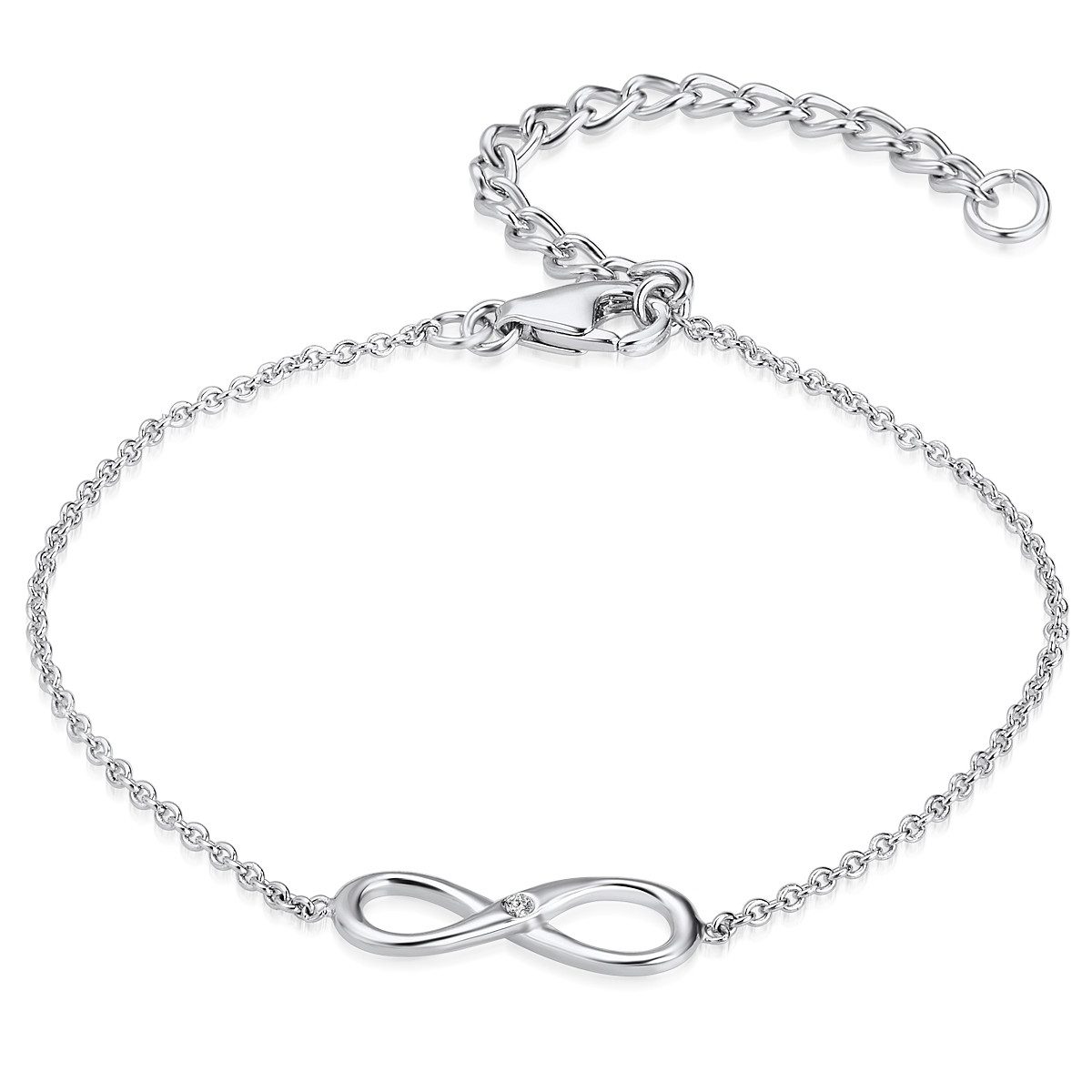 Lulu & Jane Gliederarmband LJ354 (1-tlg), Sterling Silber