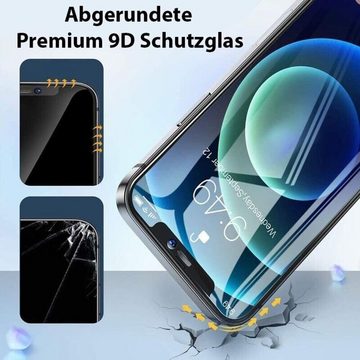 TradeNation Full Screen Panzerfolie für iPhone 14 Pro Max Plus 9D Display Schutz für iPhone 14, iPhone 14 Pro Max, iPhone 14 Pro, iPhone 14 Plus, Displayschutzglas, 3 Stück, Gehärtet, 9D Schutz, Vollständige Displayabdeckung, 3x Displayschutz