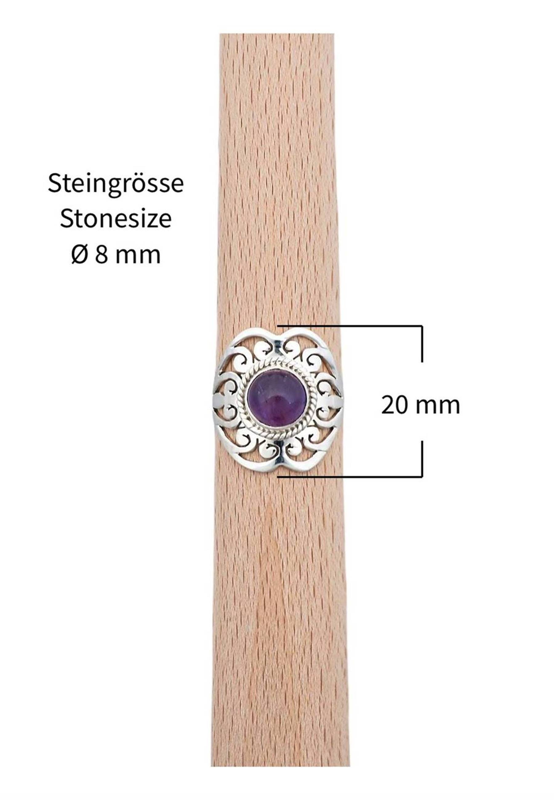 Amethyst Silberring 925er mit mantraroma Silber