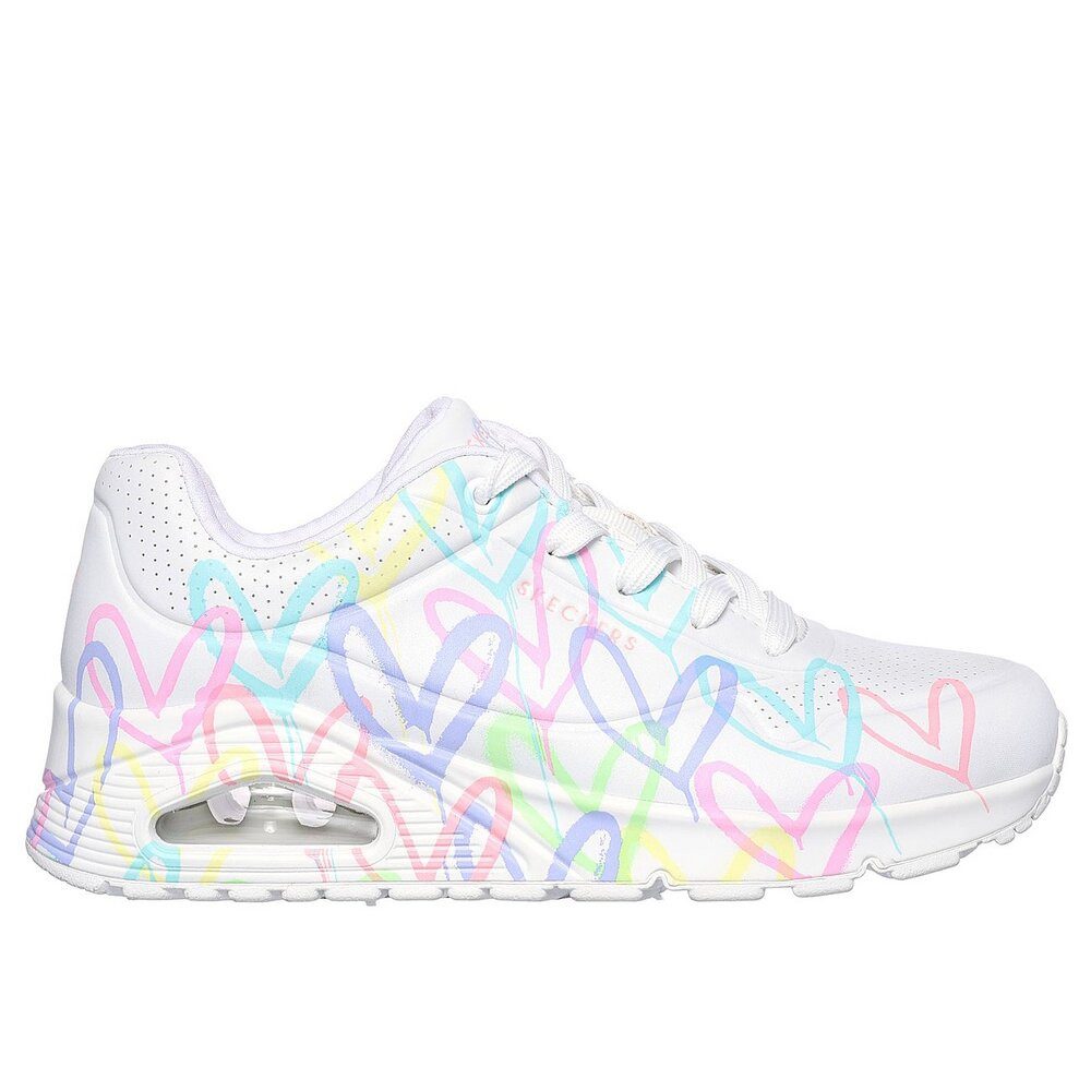 Skechers Skechers – Street Uno Spread the Love – Weiß/Multicolor Schnürschu günstig online kaufen