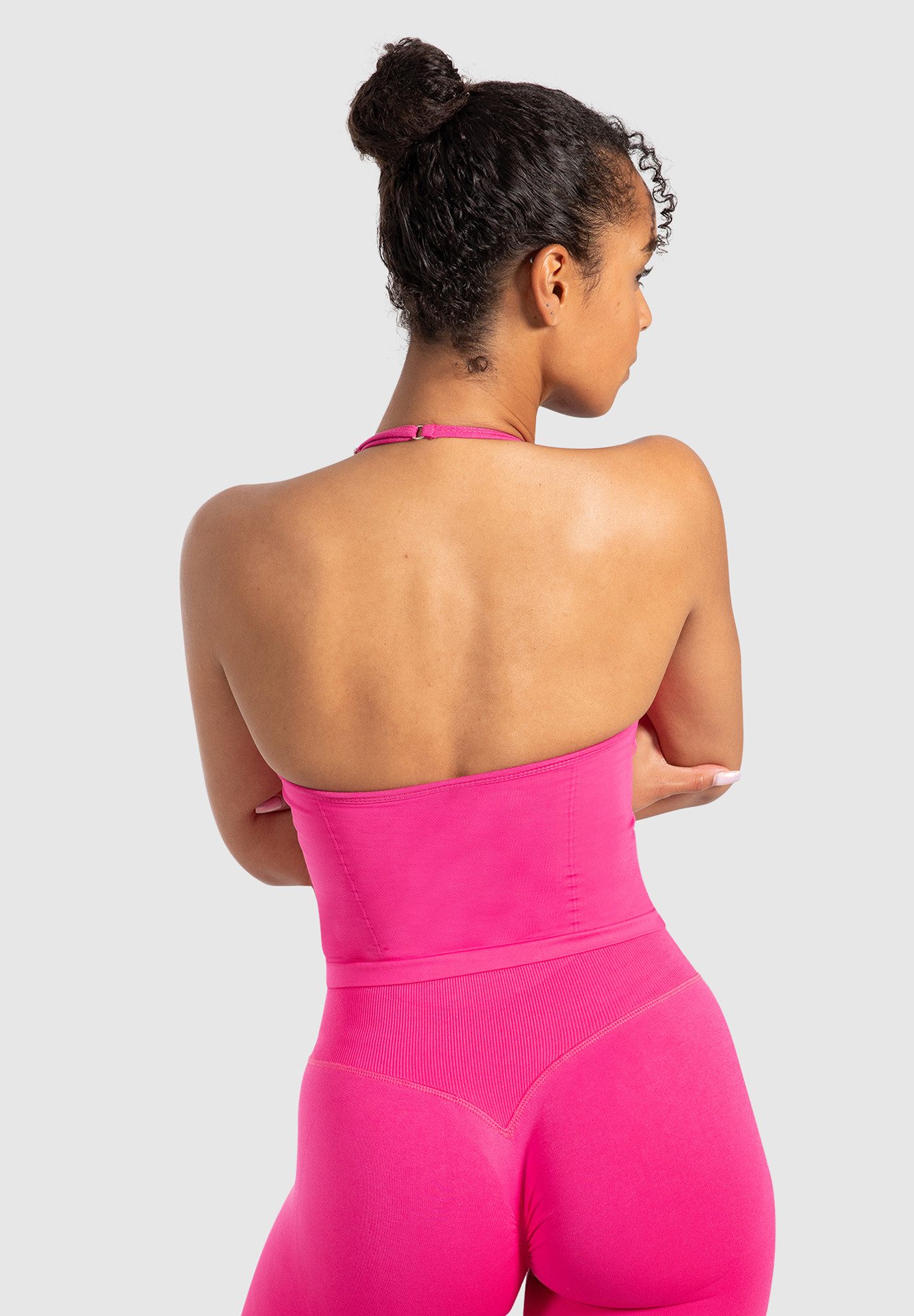 Smilodox Tanktop Malena, Cropped Neckholder Sporttop, günstig online kaufen