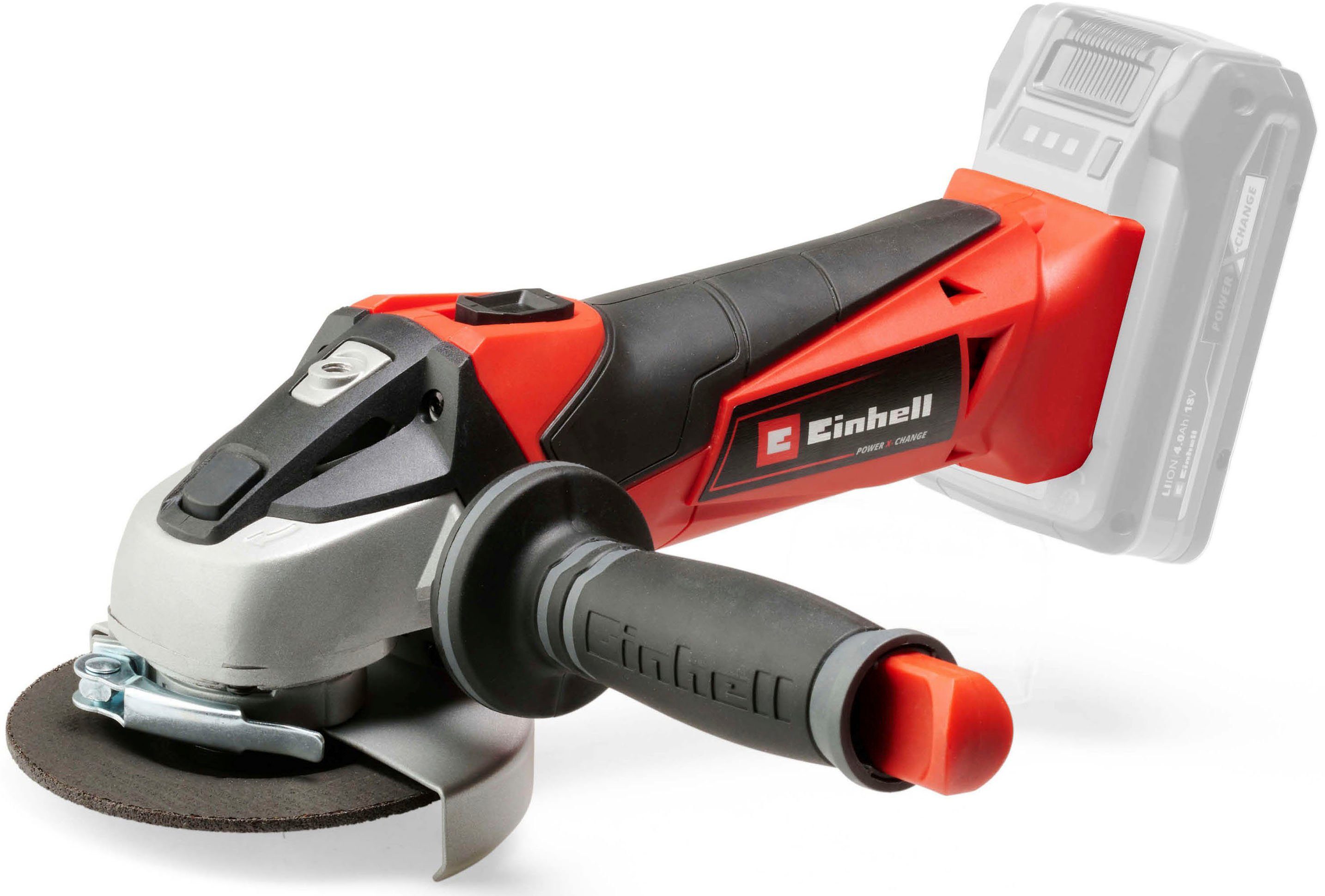 Einhell Akku-Winkelschleifer TE-AG 18 Li-Solo, max. 8500 U/min, Power X-Change, 115 mm, 18 V, ohne Akku