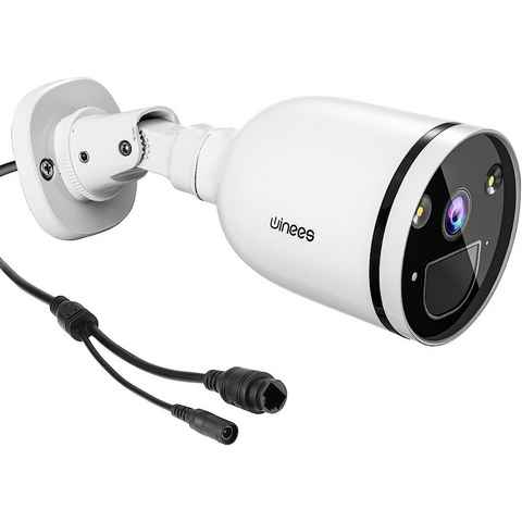 Diyarts Überwachungskamera (Außenbereich, 2.4/5GHz 4MP 2K WLAN, Sicherheitskamera Außen mit Scheinwerfer, Farbnachtsicht, mit Spotlight, IP66 Wasserdicht, Pakete/Fahrzeug/Personenerkennung, 2 Wege Audio mit Alexa)