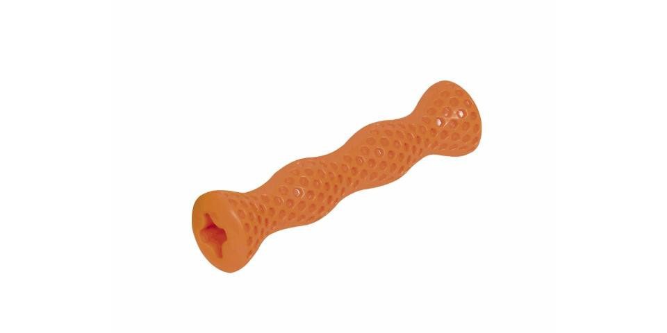 Nobby Kauspielzeug Nobby TPR Stick Wave orange 17,5 cm