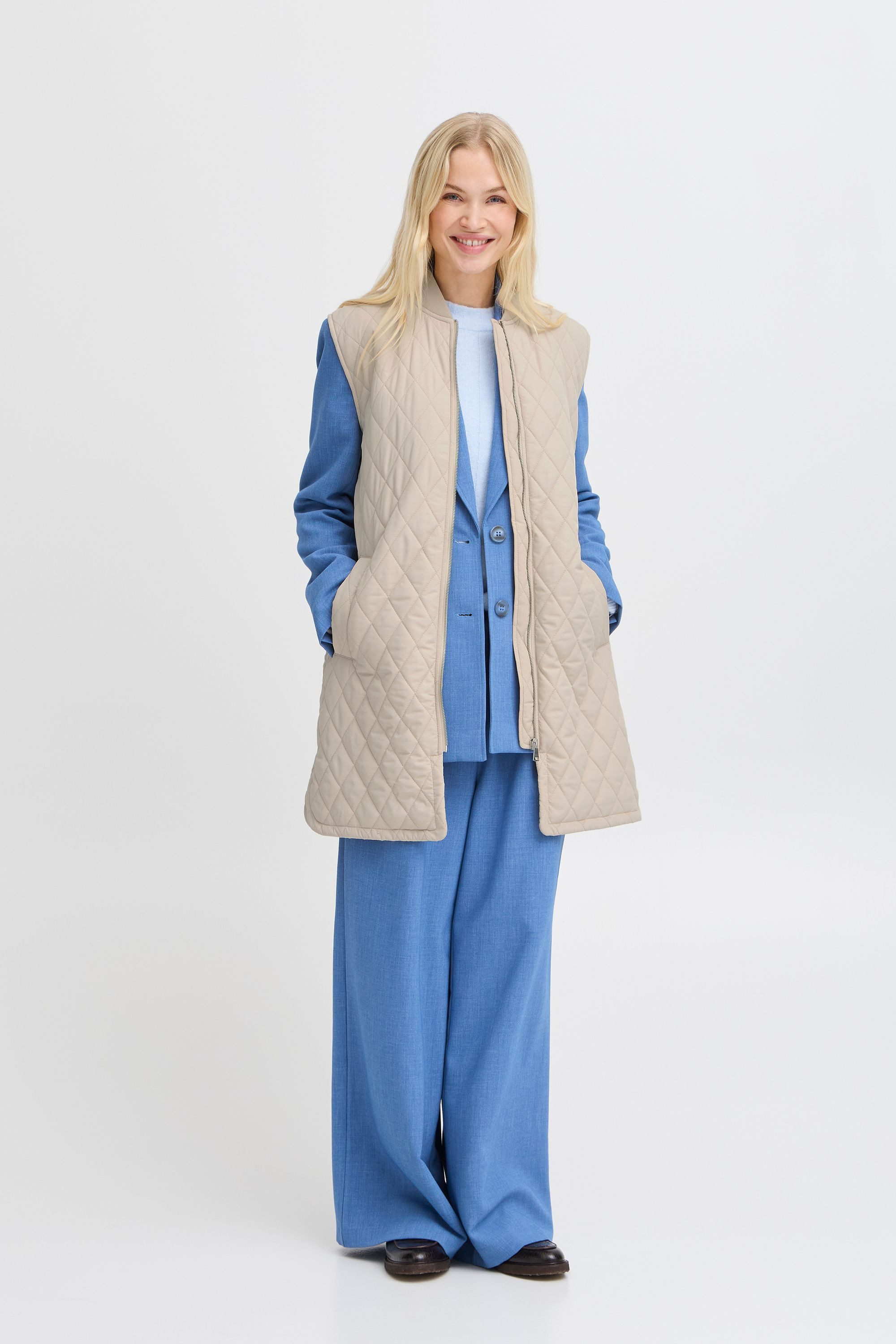 b.young Frackweste Steppweste