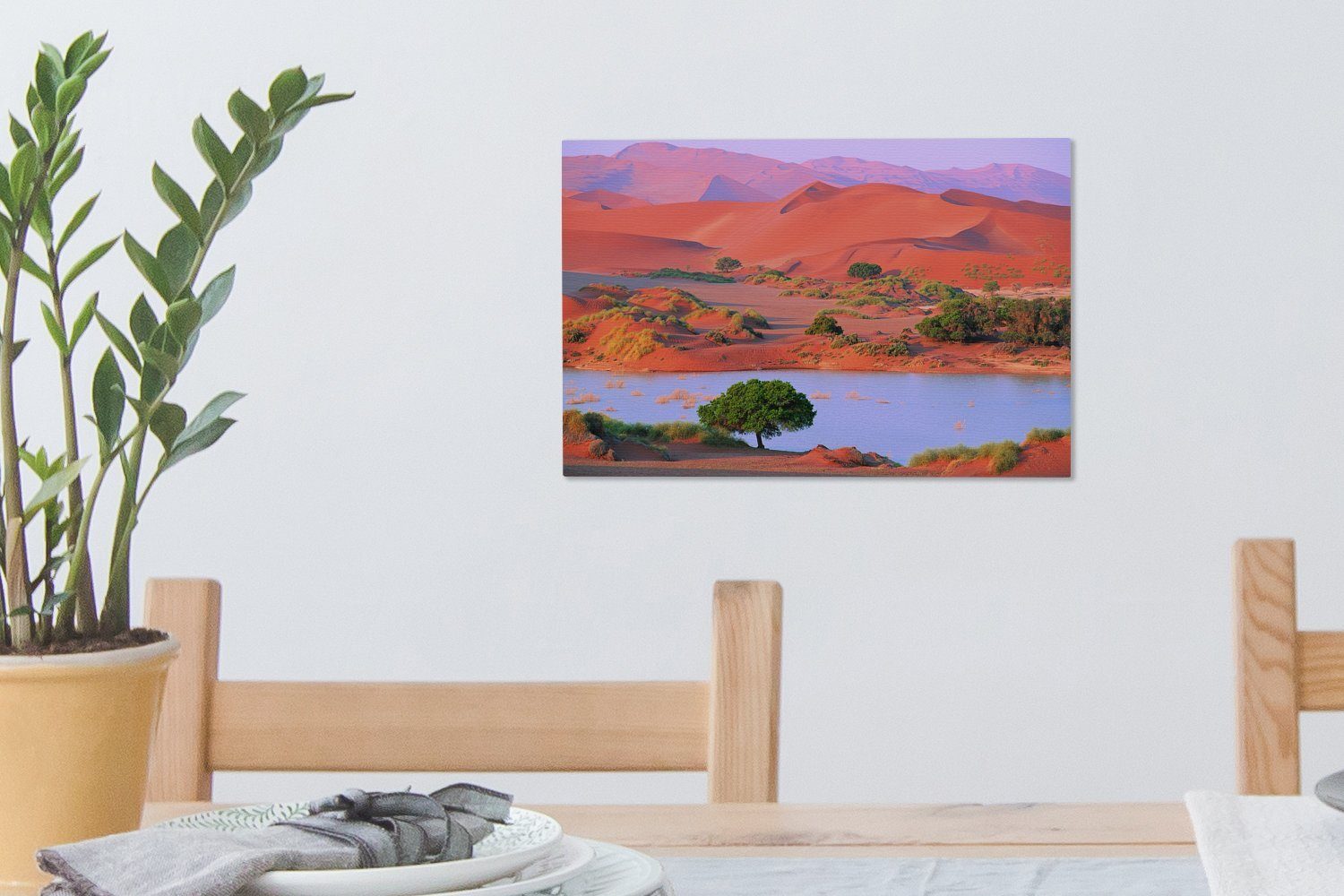 Namibia, Leinwandbilder, im Namib-Wüste cm (1 Wandbild St), Wanddeko, 30x20 Die OneMillionCanvasses® Leinwandbild Aufhängefertig, afrikanischen