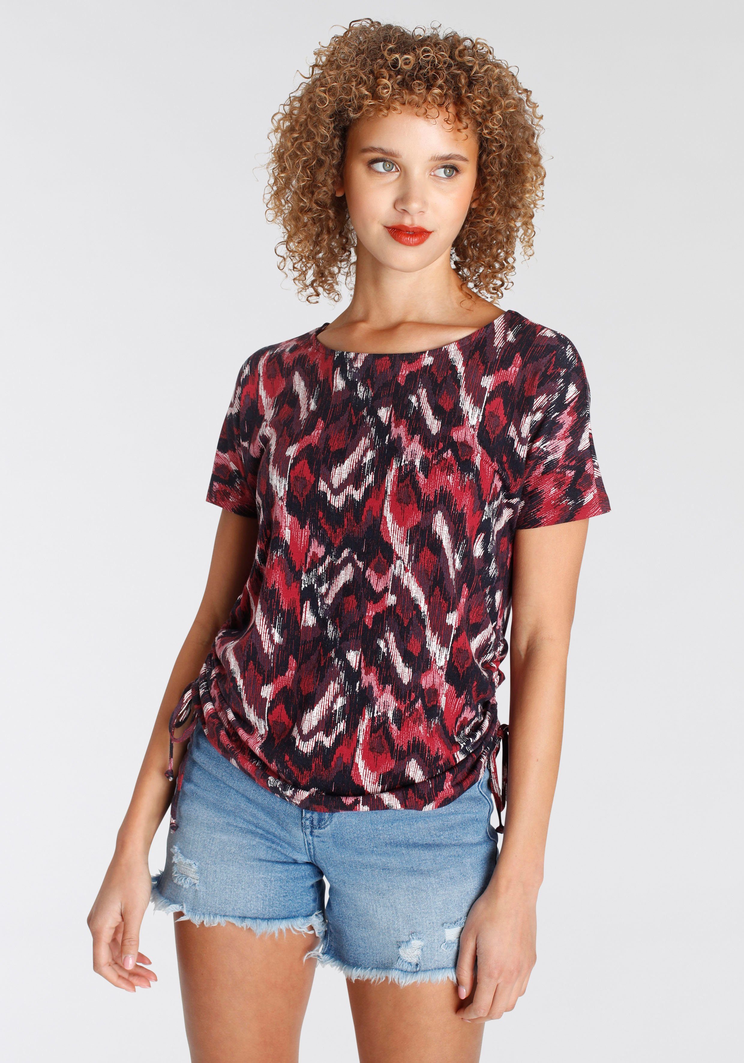 Tamaris T-Shirt mit Rundhalsausschnitt